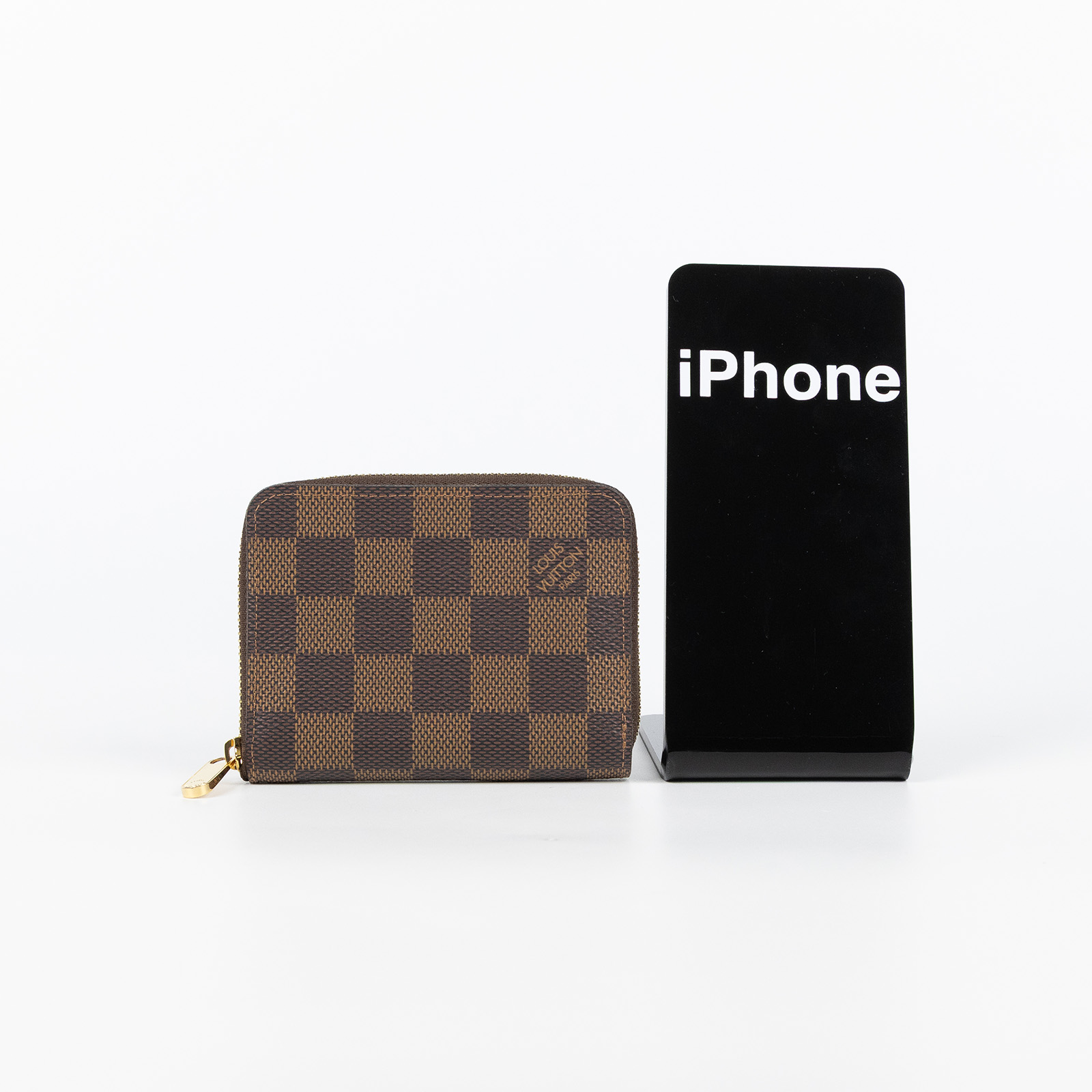 路易威登 LOUIS VUITTON 拉鏈零錢包 棋盤格 N63070 晶片款 棋盤格拉鍊短夾 原廠盒子/防塵袋/購買證明