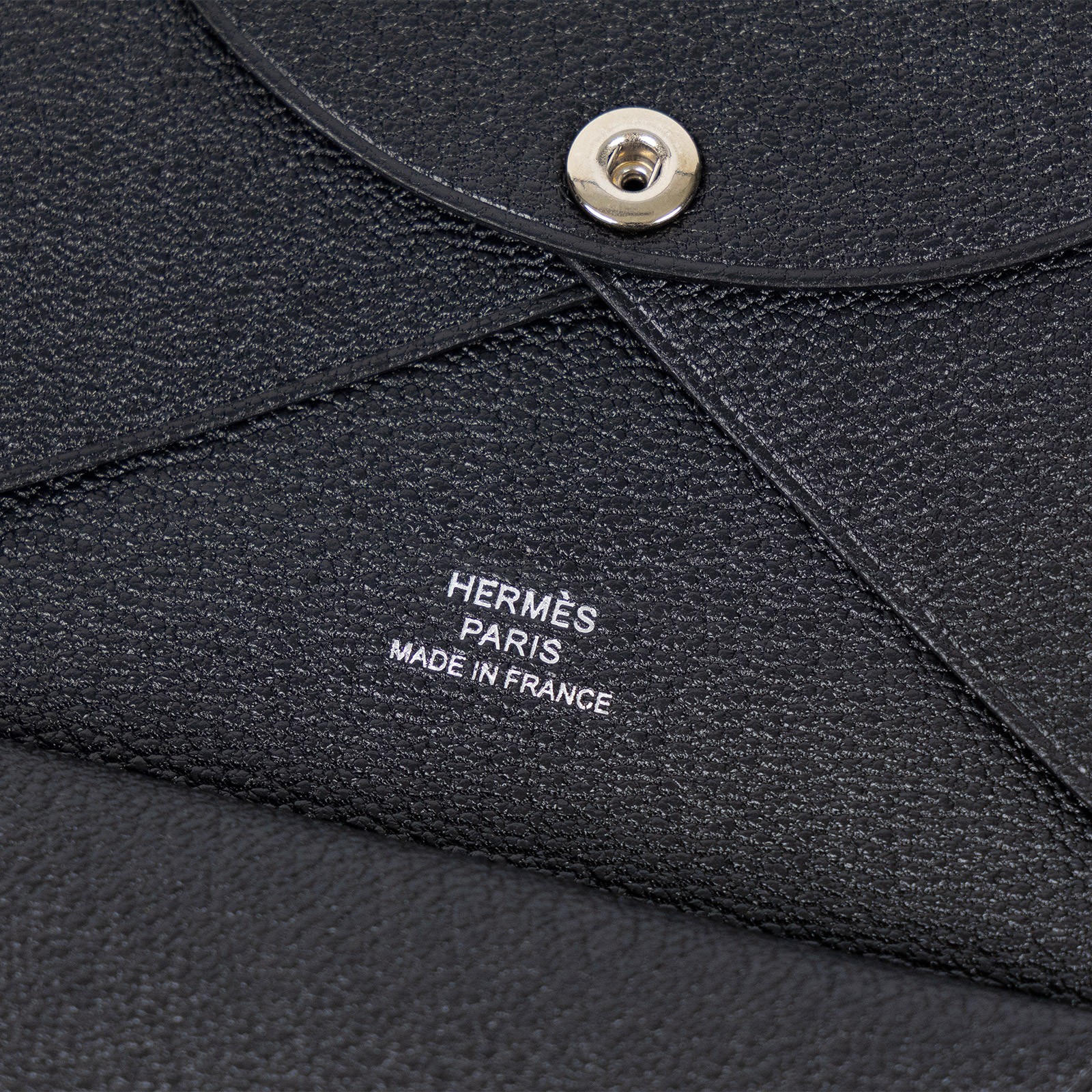 愛馬仕 Hermès Calvi Duo 卡包 石墨灰 銀色五金 H083035CK88 H083035CK88/B UY 001 TM  原廠盒子/購買證明影本(實際顏色偏黑)