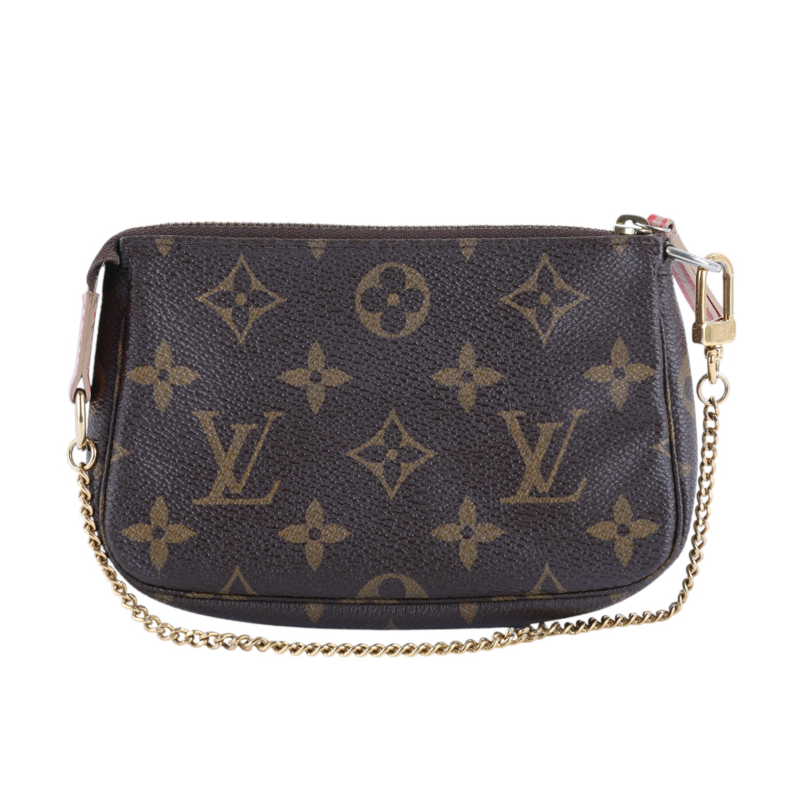 路易威登 LOUIS VUITTON Pochette Accessoires Trunks & Locks 鏈帶包 M60417  原廠盒子/防塵袋