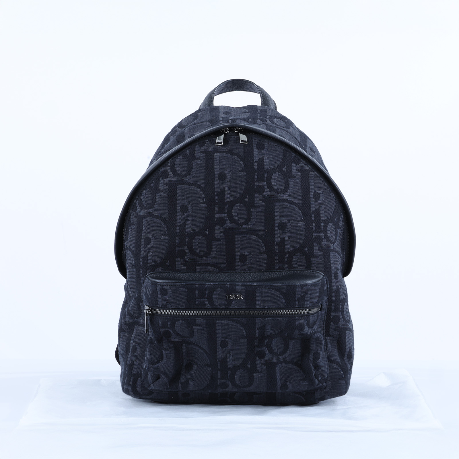 迪奧 CHRISTIAN DIOR Rider 後背包  黑帆布Rider後背包 無附屬品