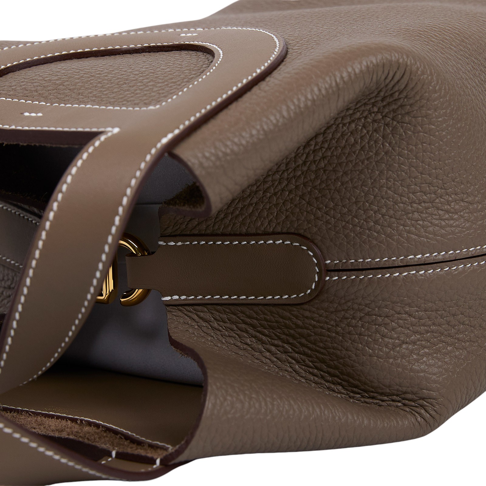 愛馬仕 Hermès In The Loop 23  豬鼻 菜籃子包 金色五金 étoupe étoupe H084116CCAA H084116/W MN 001 KD  原廠盒子/防塵袋/購買證明