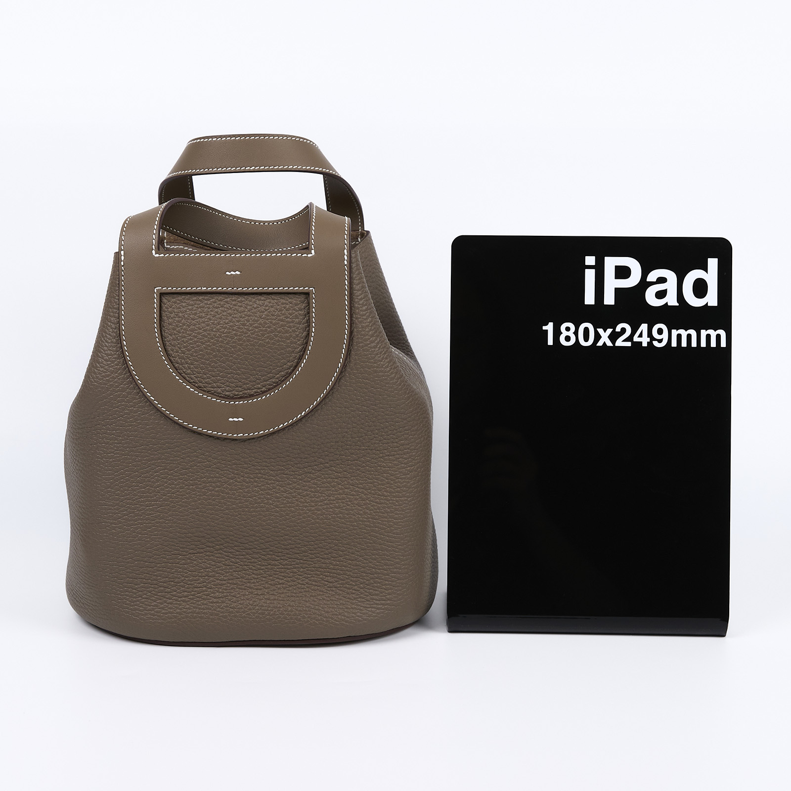 愛馬仕 Hermès In The Loop 23  豬鼻 菜籃子包 金色五金 étoupe étoupe H084116CCAA H084116/W MN 001 KD  原廠盒子/防塵袋/購買證明