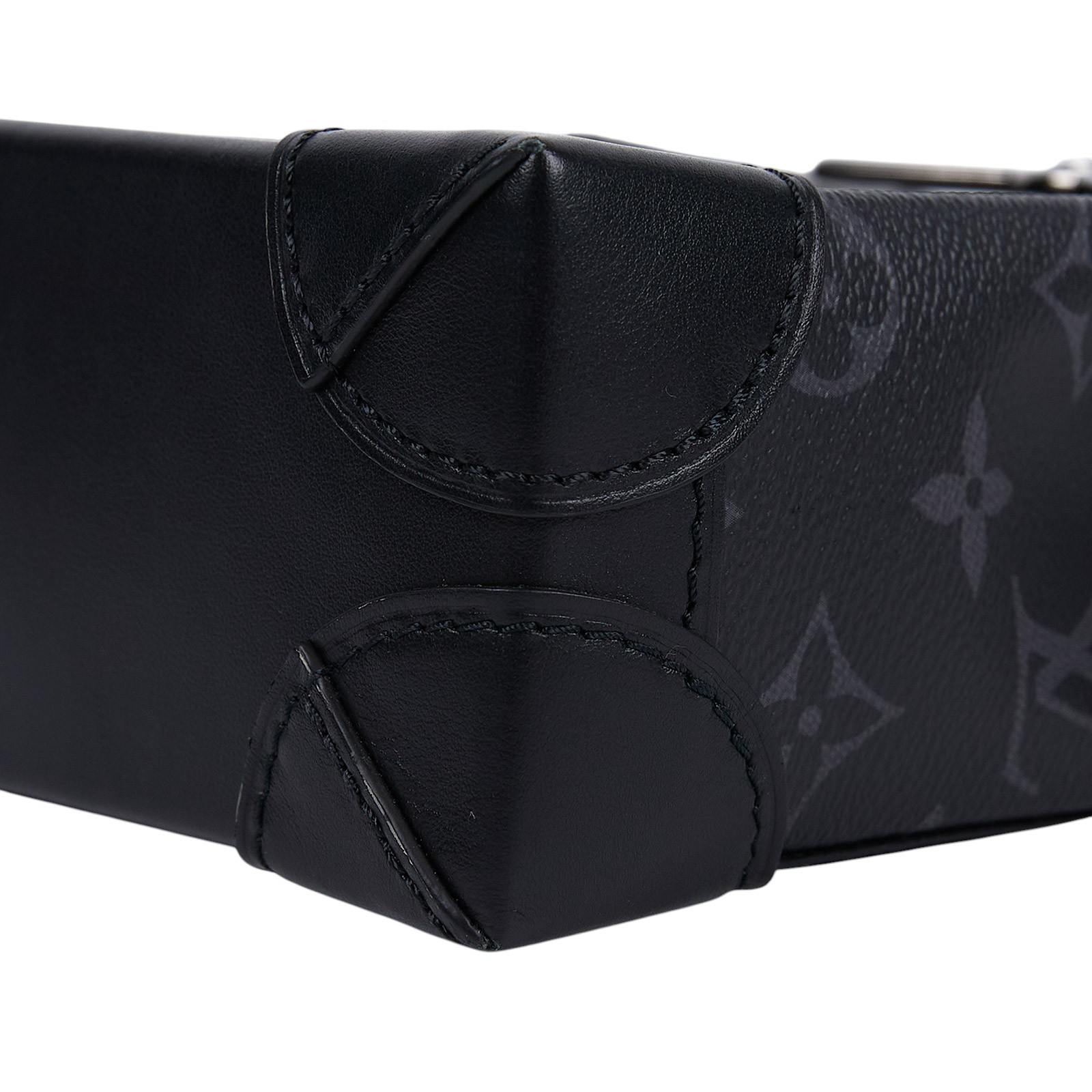 路易威登 LOUIS VUITTON Nano Steamer 肩背包 M82774 晶片款 黑原花NANO STEAMER肩背包 原廠盒子/防塵袋/背帶