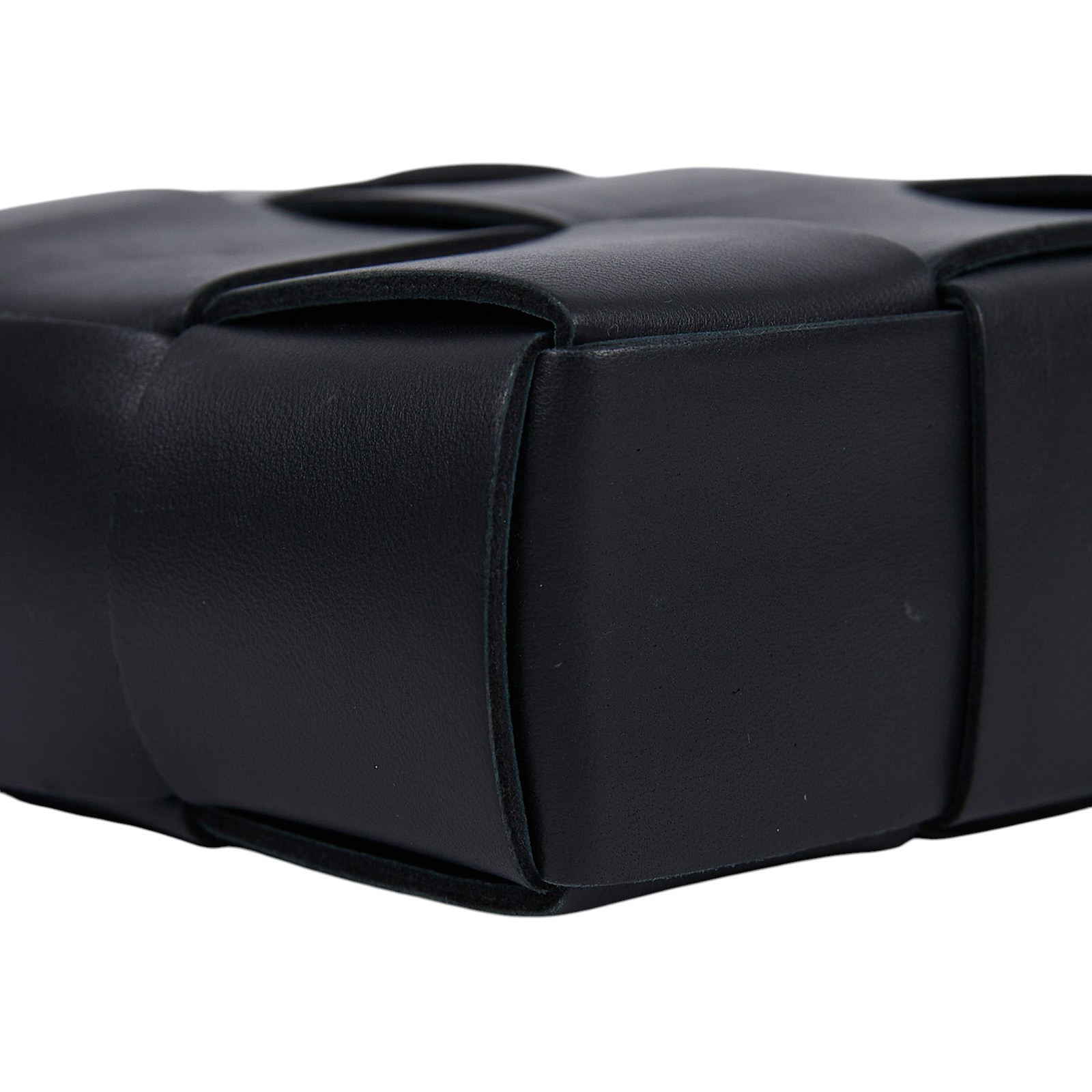 寶緹嘉 BOTTEGA VENETA Cassette 迷你 托特包 709341VMAY1 晶片款 黑寬編織INTRECCIO MINI TOTE 防塵袋