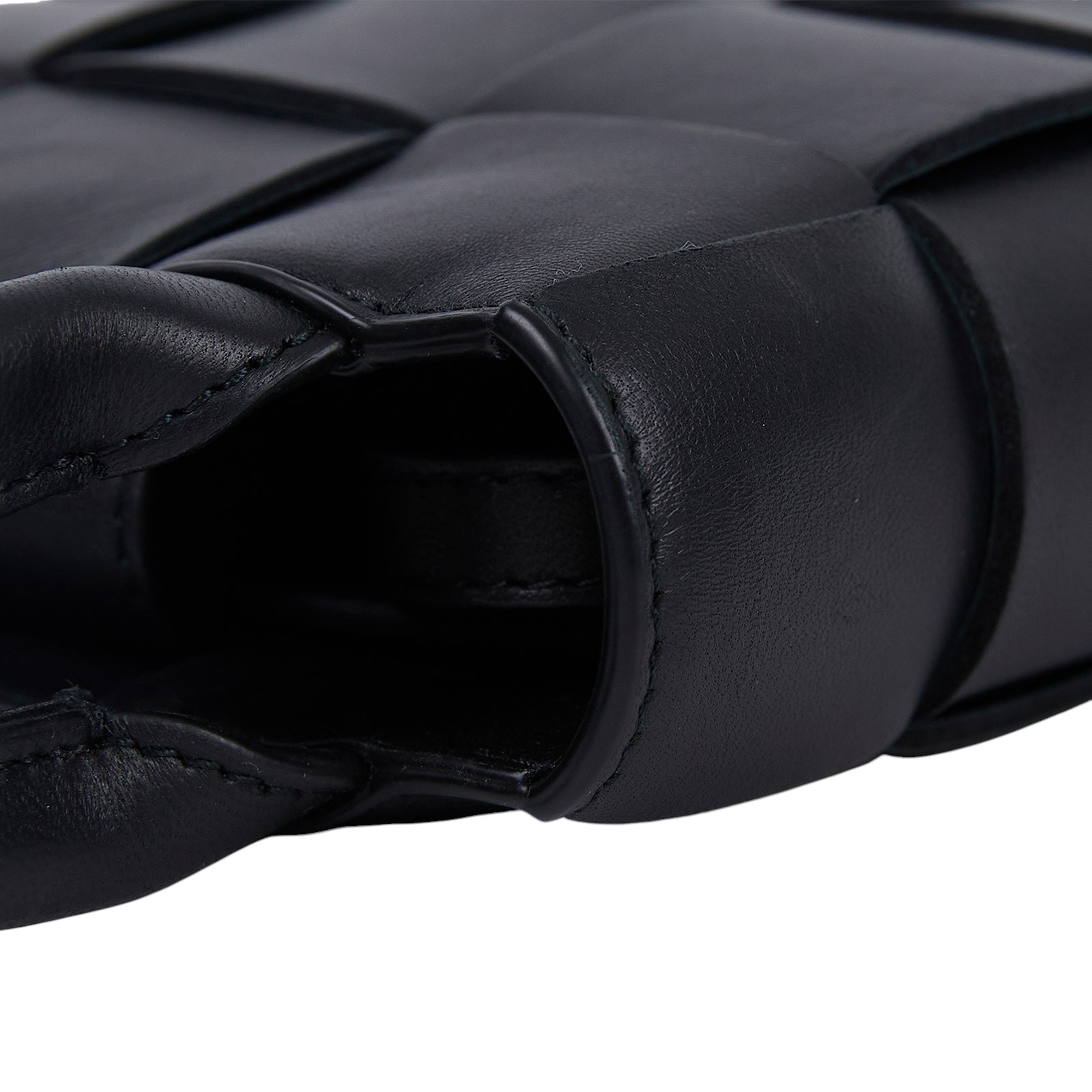 寶緹嘉 BOTTEGA VENETA Cassette 迷你 托特包 709341VMAY1 晶片款 黑寬編織INTRECCIO MINI TOTE 防塵袋