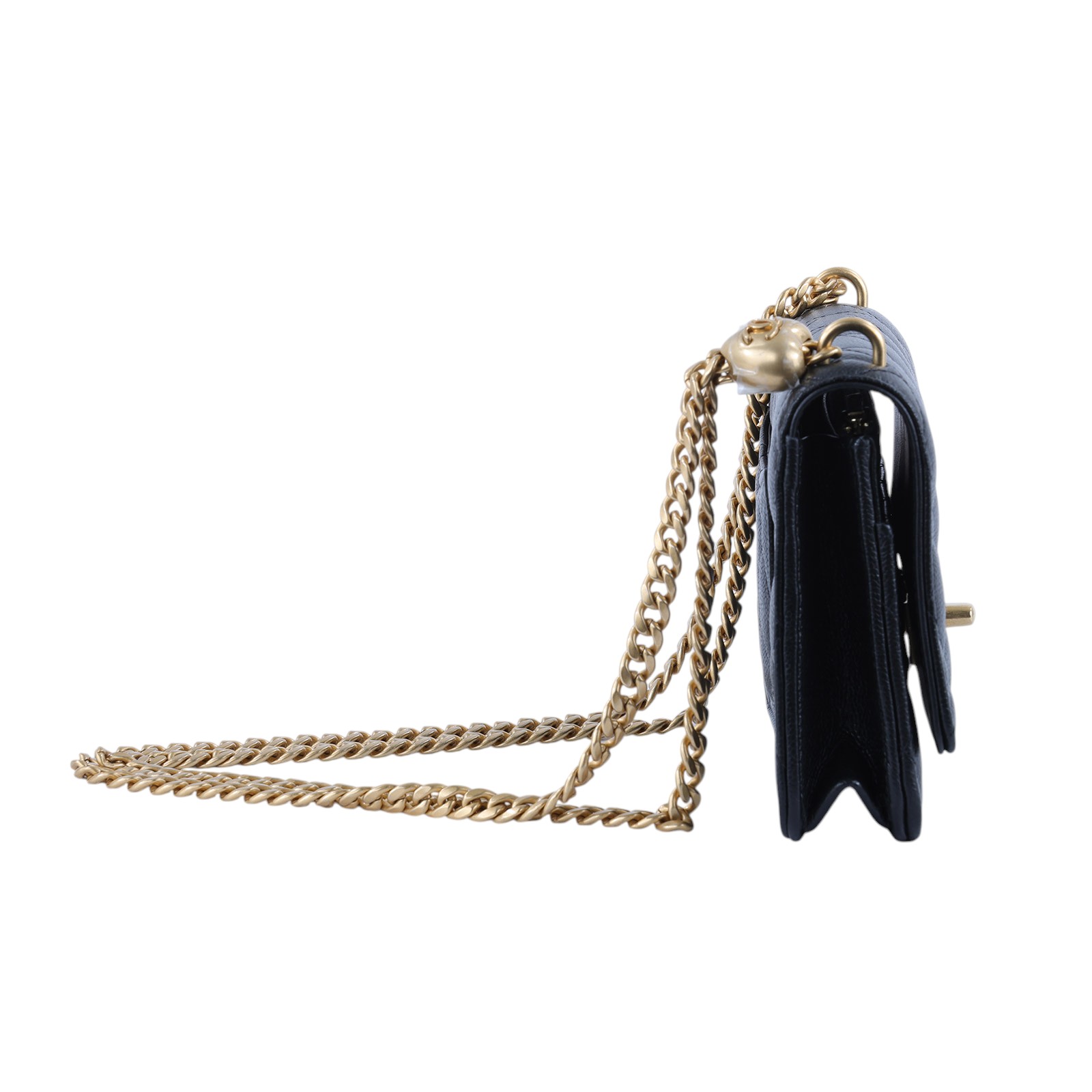 香奈兒 CHANEL CC logo 菱格紋 WOC 肩背 斜背 經典口蓋包 AP3201 晶片款 黑荔枝愛心調節WOC 無附屬品