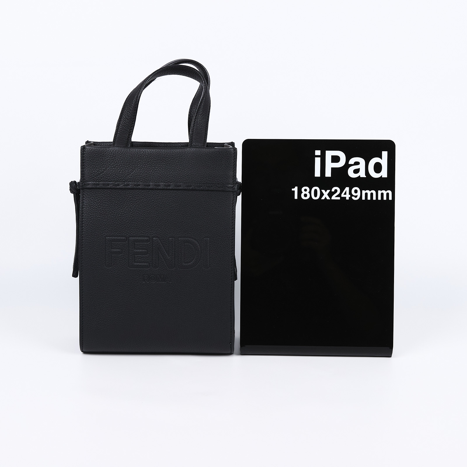 芬迪 FENDI Go To 迷你手提包 7VA584AMAC 黑琴譜包 原廠盒子/防塵袋/背帶/購買證明