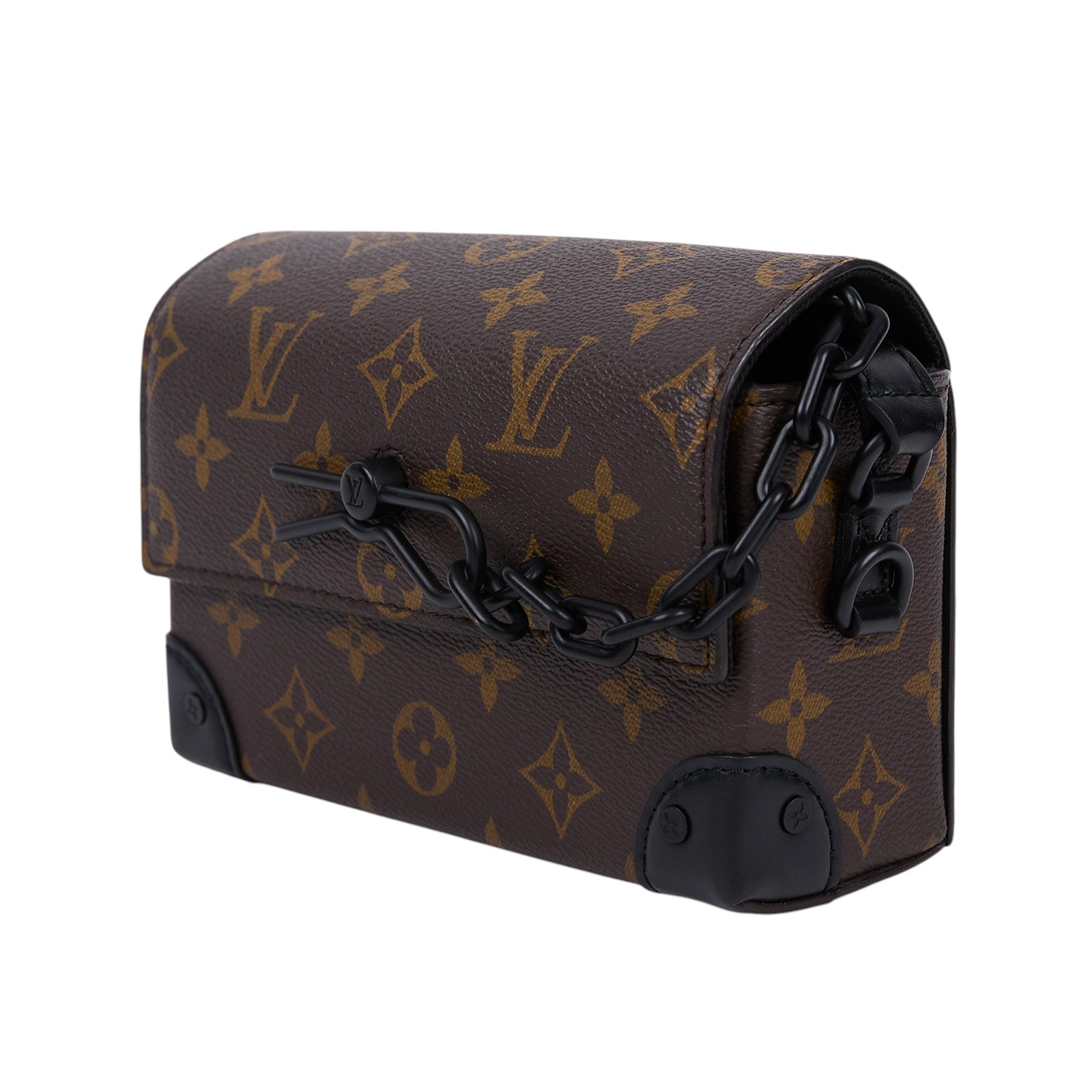 路易威登 LOUIS VUITTON Steamer 肩背 可穿戴式錢包 M83613 晶片款 原花STEAMER肩背包 無附屬品
