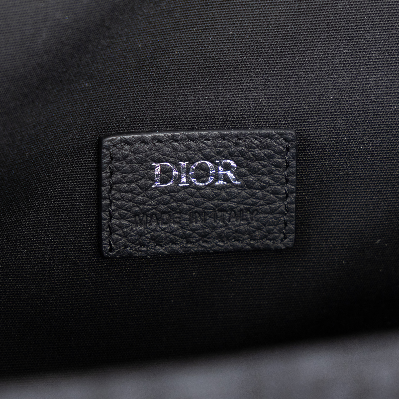 迪奧 CHRISTIAN DIOR Backpack 後背包 1ADBA041YKS 黑原花後背包 原廠盒子/防塵袋/購買證明/保證卡