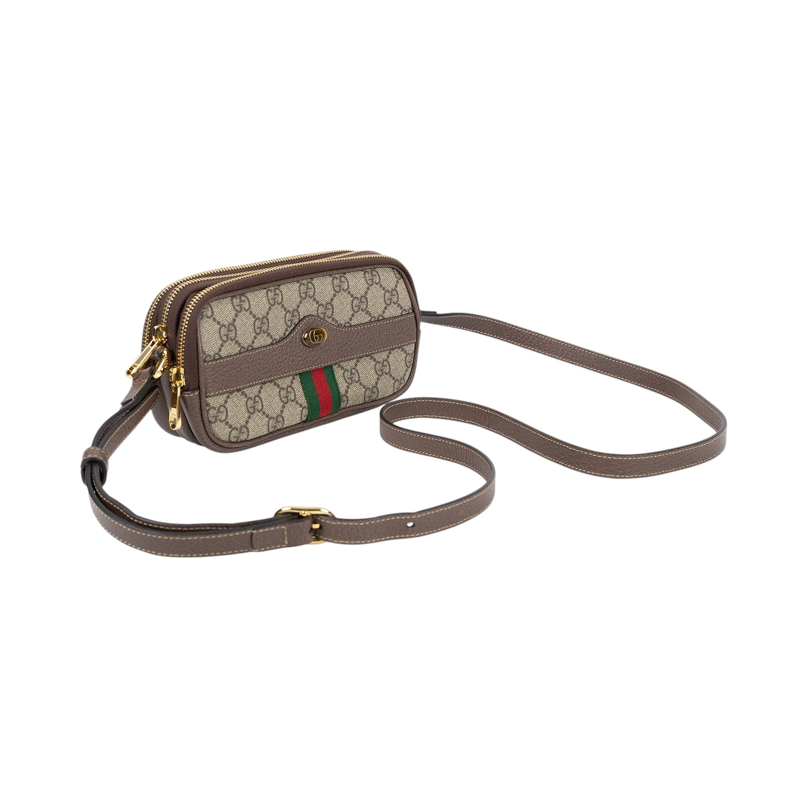 古馳 GUCCI Ophidia 肩背包 546597 96IWS 原花拉鍊相機包 原廠盒子/防塵袋/購買證明影本