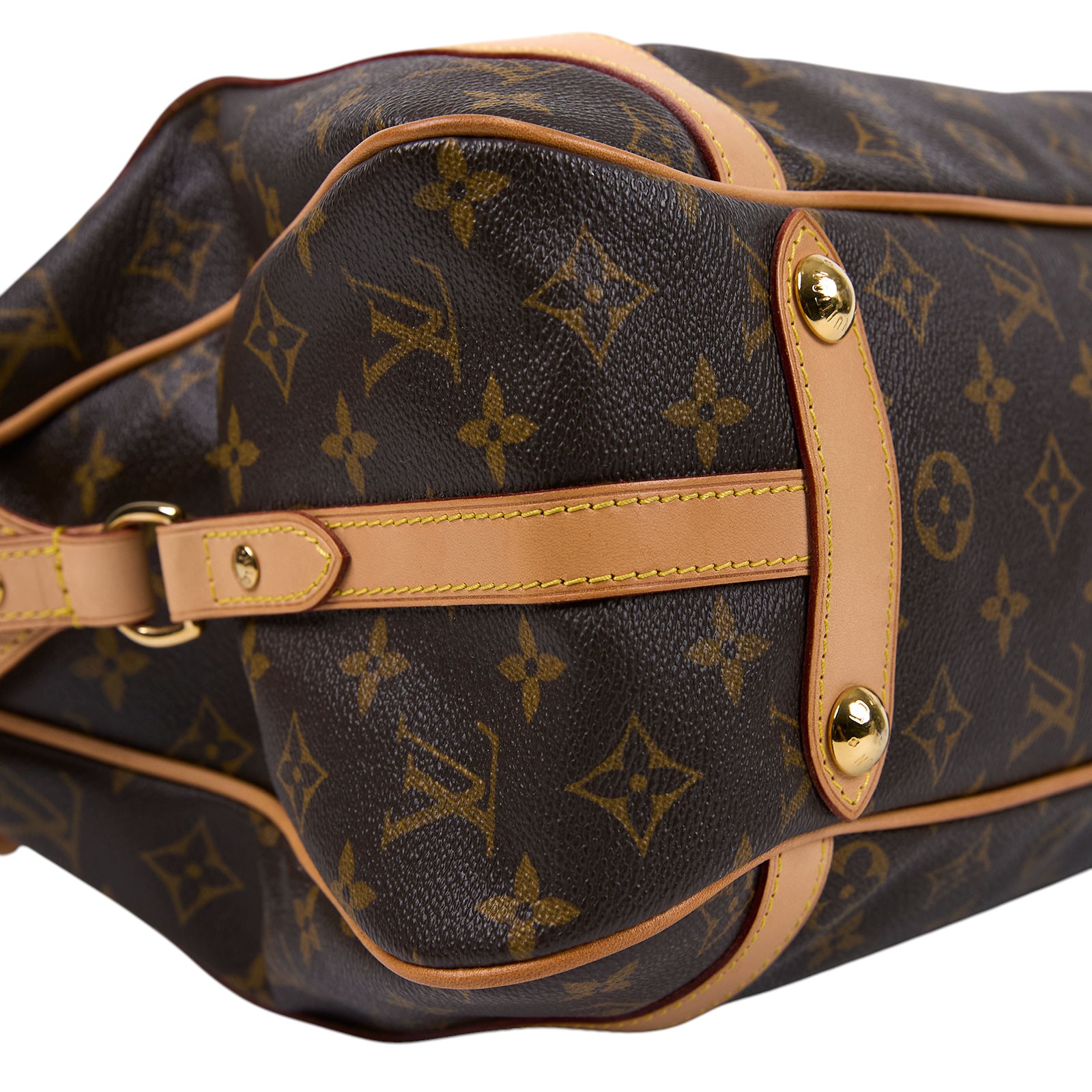 路易威登 LOUIS VUITTON Stresa PM 經典帆布手提 單肩包 行李袋 M51186 原花STRESA手提肩背包PM 防塵袋