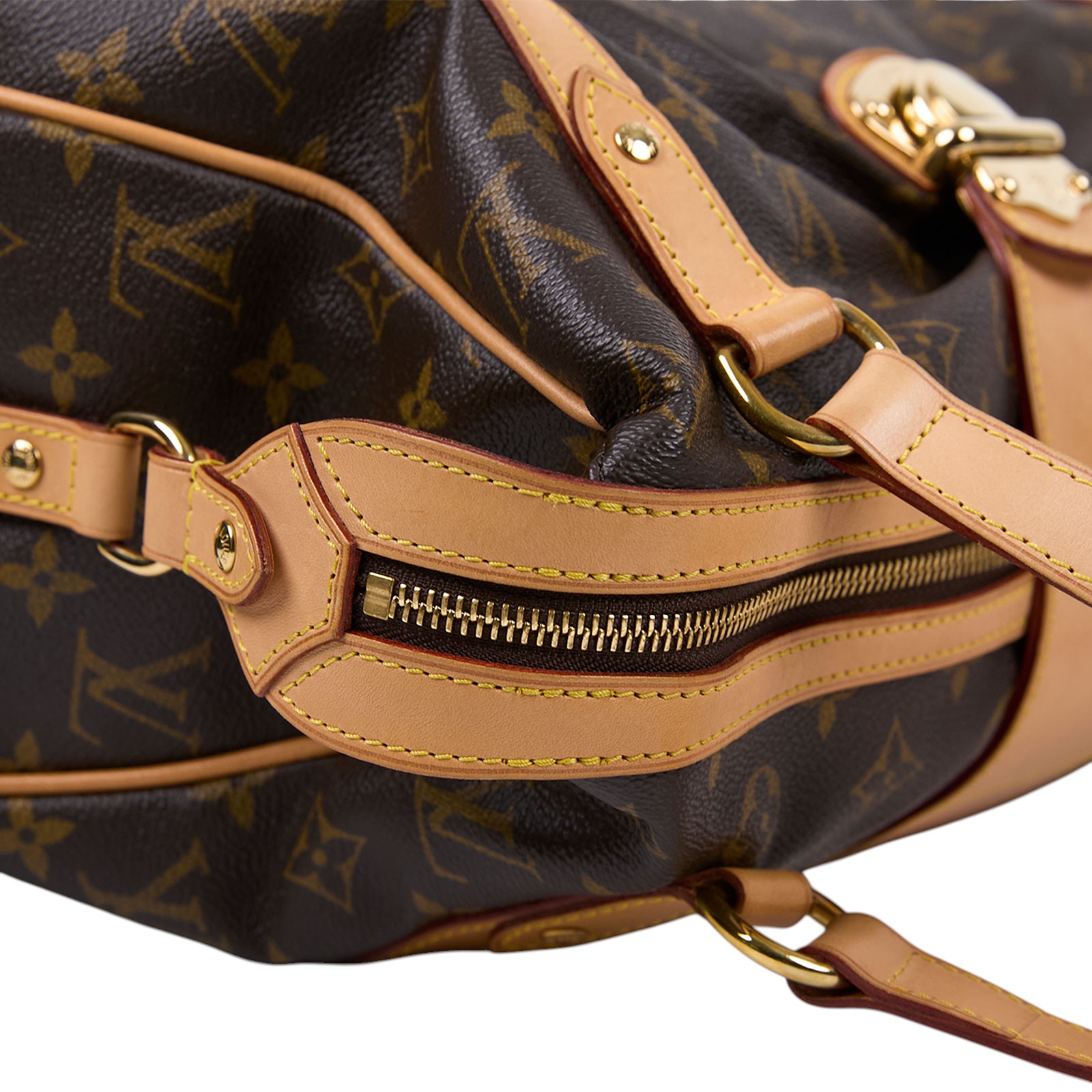 路易威登 LOUIS VUITTON Stresa PM 經典帆布手提 單肩包 行李袋 M51186 原花STRESA手提肩背包PM 防塵袋
