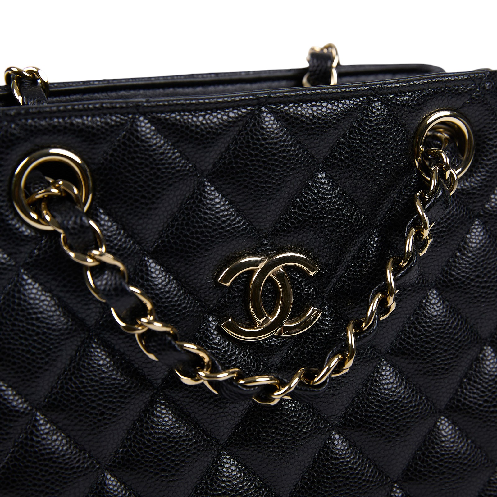 香奈兒 CHANEL 荔枝皮 肩背 斜背 水桶包 AS3176 B10583 黑銀荔枝方形肩背包 原廠盒子/防塵袋/購買證明影本