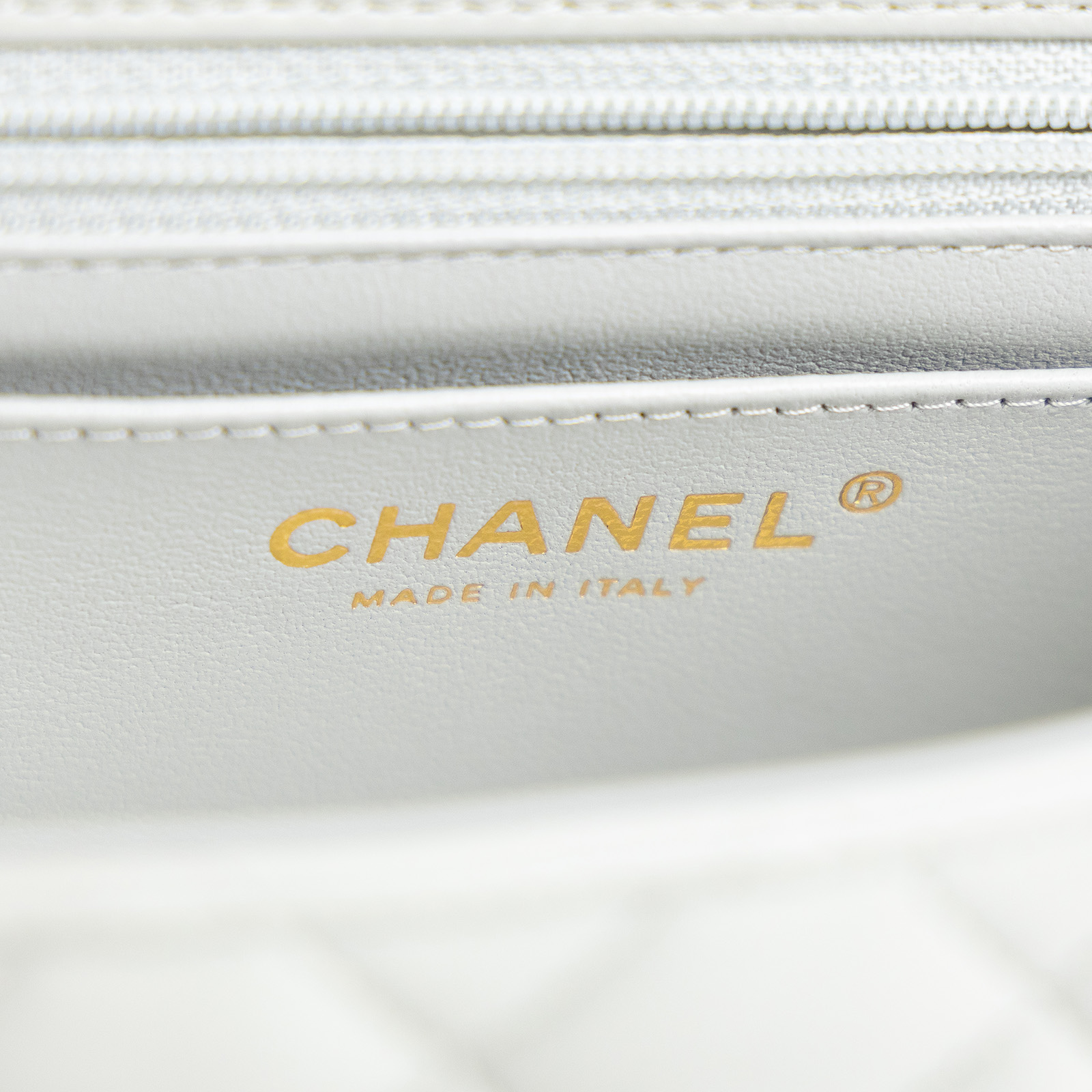 香奈兒 CHANEL CF 方形 迷你 口蓋包 A35200 Y04059 冰川灰金羊方胖 原廠盒子/防塵袋/購買證明影本