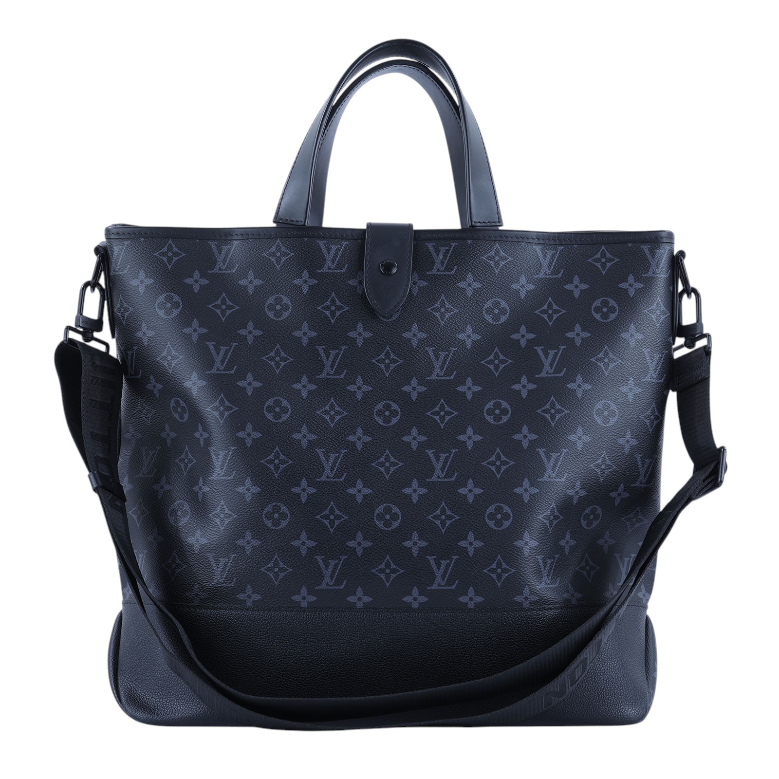 路易威登 LOUIS VUITTON Saumur 手提 肩背 托特包 M45914 黑原花SAUMUR公事包 背帶