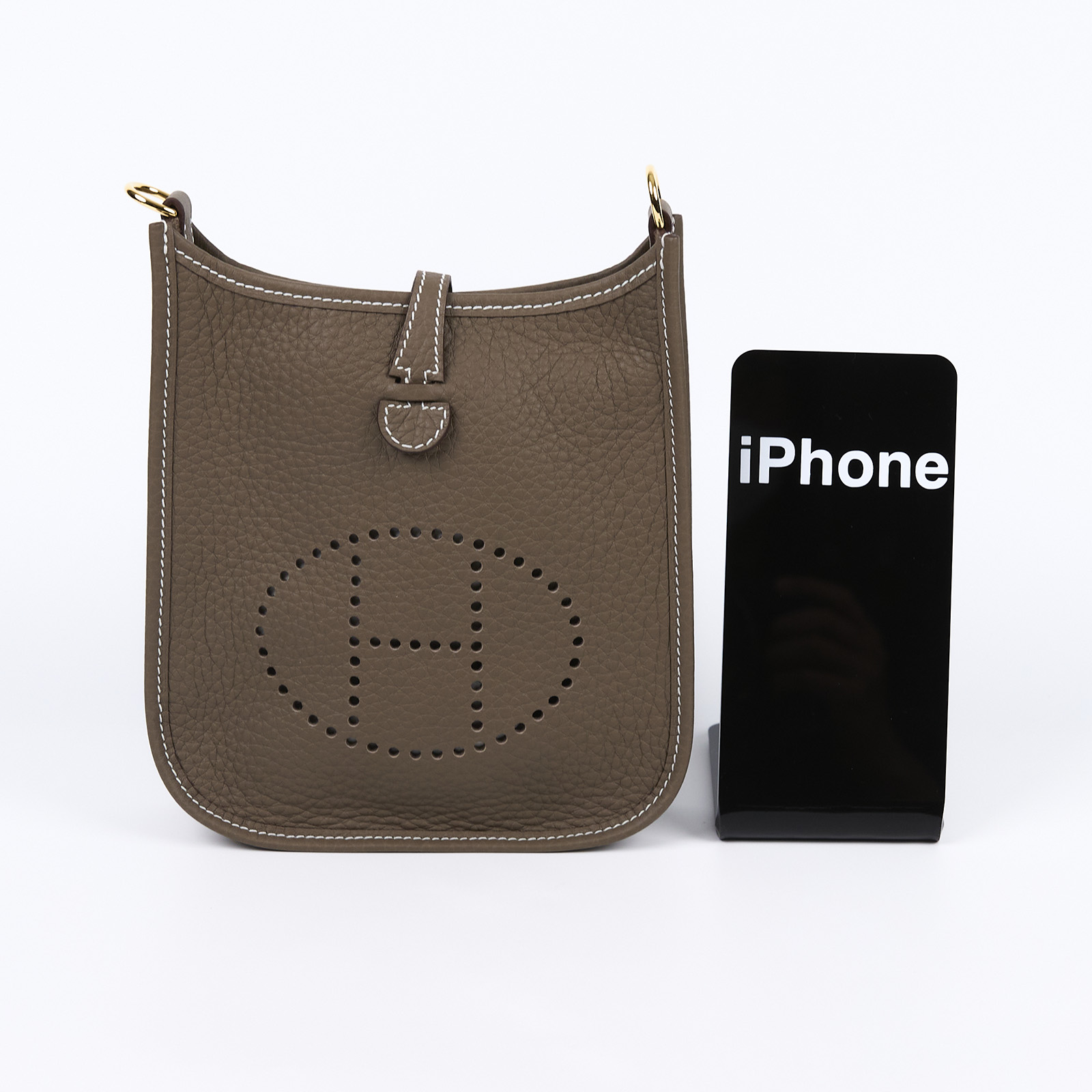 愛馬仕 Hermès Evelyne Bag Mini 伊芙琳包 Evelyne 16 EV16 K CH 007 BP  原廠盒子/防塵袋2/背帶