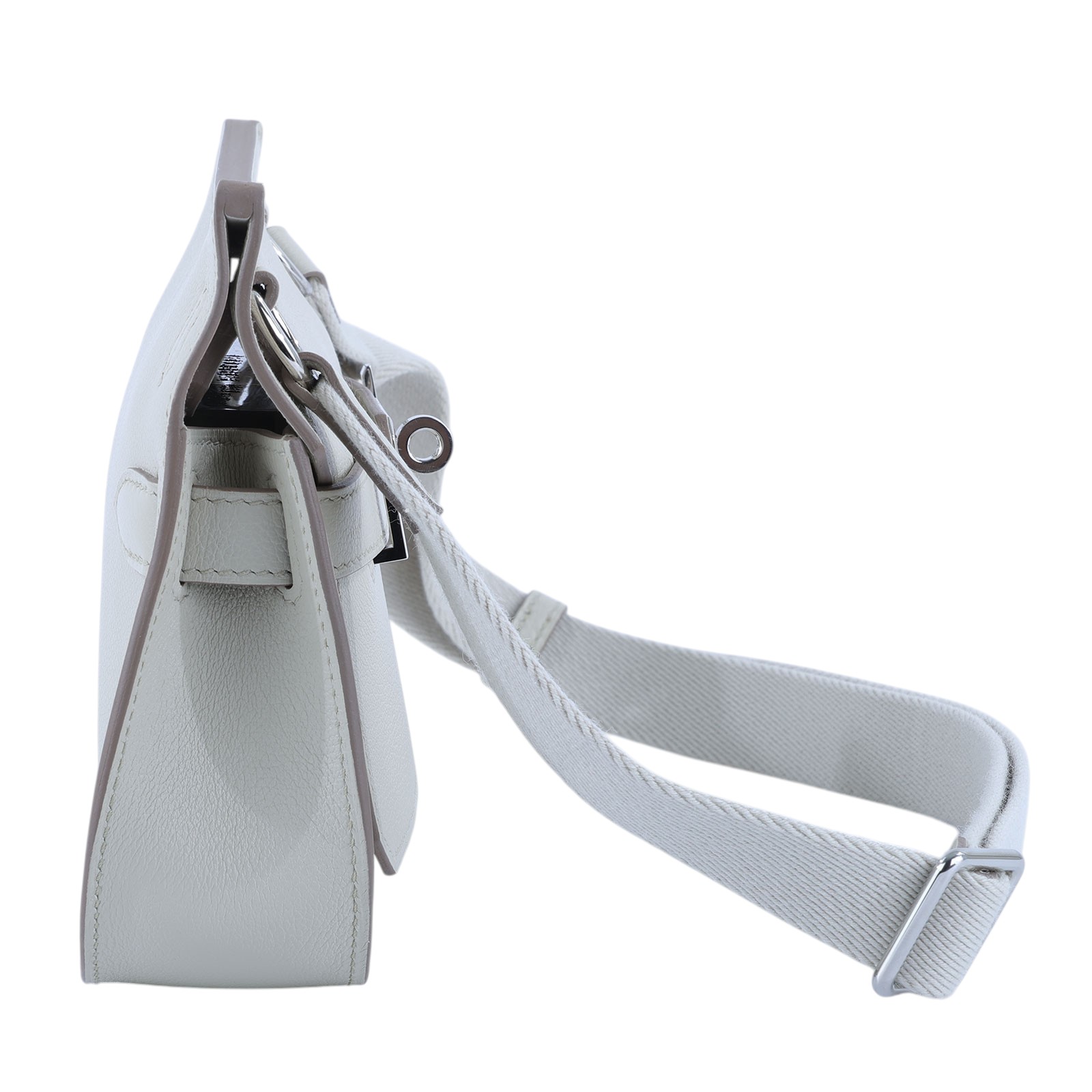 愛馬仕 Hermès Jypsiere 吉普賽包 Mini 冰川白 銀色五金 H084047CKAB H084047CKAB/B BY 890 GD  原廠盒子/購買證明影本