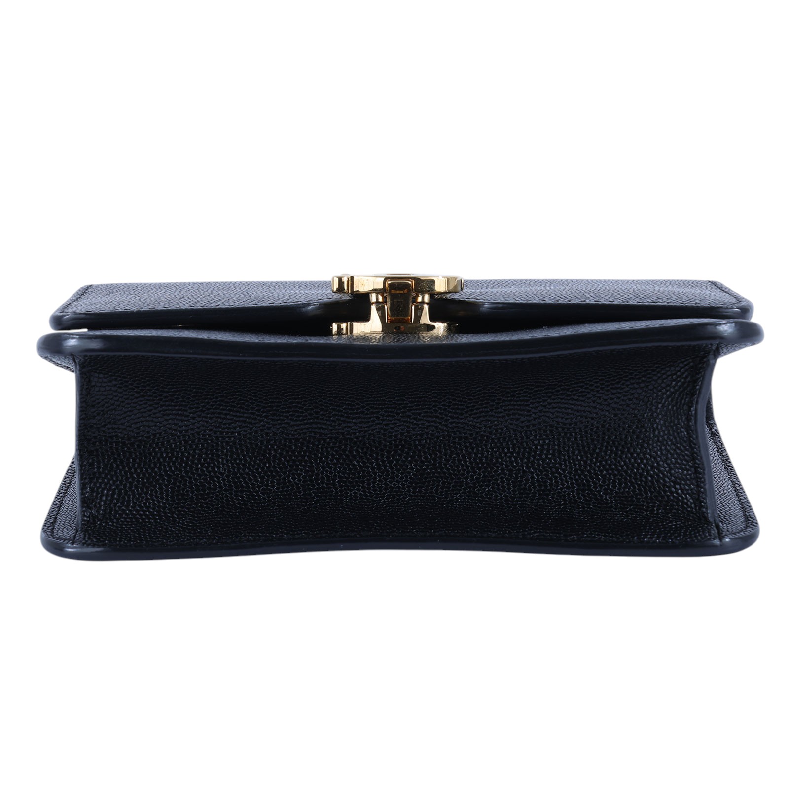 博柏利 BURBERRY LL SM TB Bag 斜背包 80206081 黑金TB荔枝肩背包 原廠盒子/防塵袋/背帶/購買證明