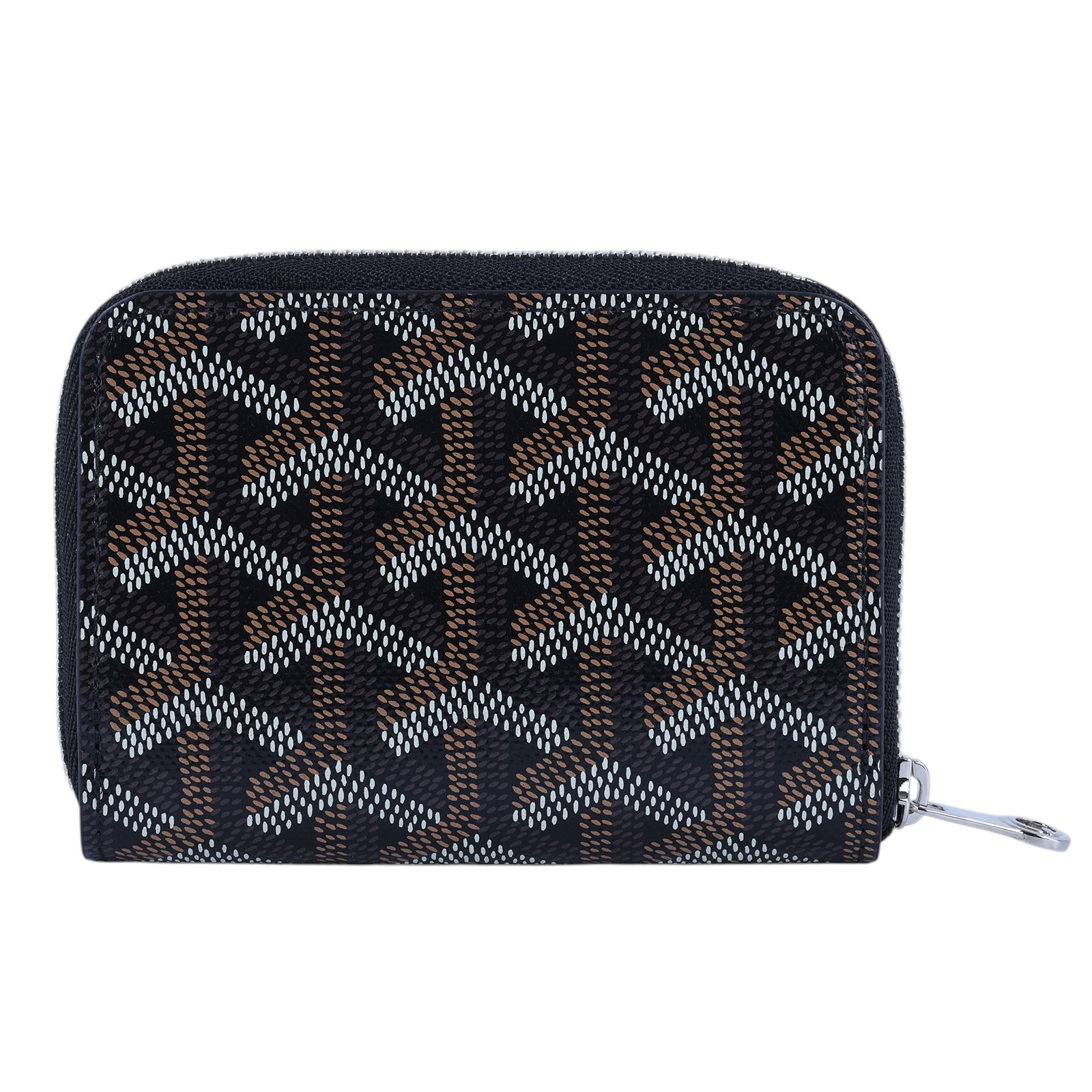 高雅德 GOYARD Matignon Mini Wallet 錢包 拉鍊 短夾 MATIGNMINTY 黑LOGO拉鍊零錢包 無附屬品