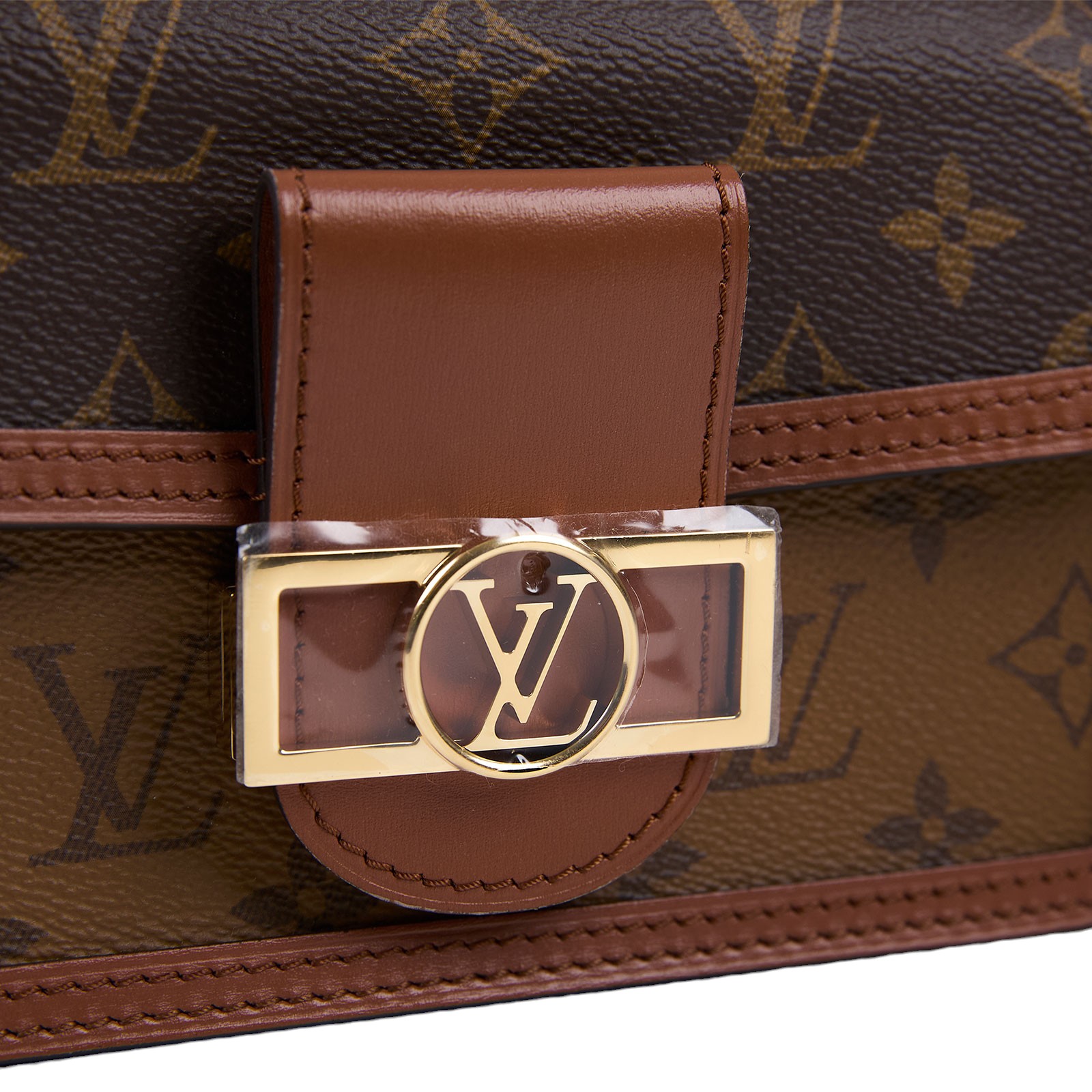 路易威登 LOUIS VUITTON Dauphine 鏈帶錢包 M68746 晶片款 原花Dauphine WOC 原廠盒子/防塵袋/背帶