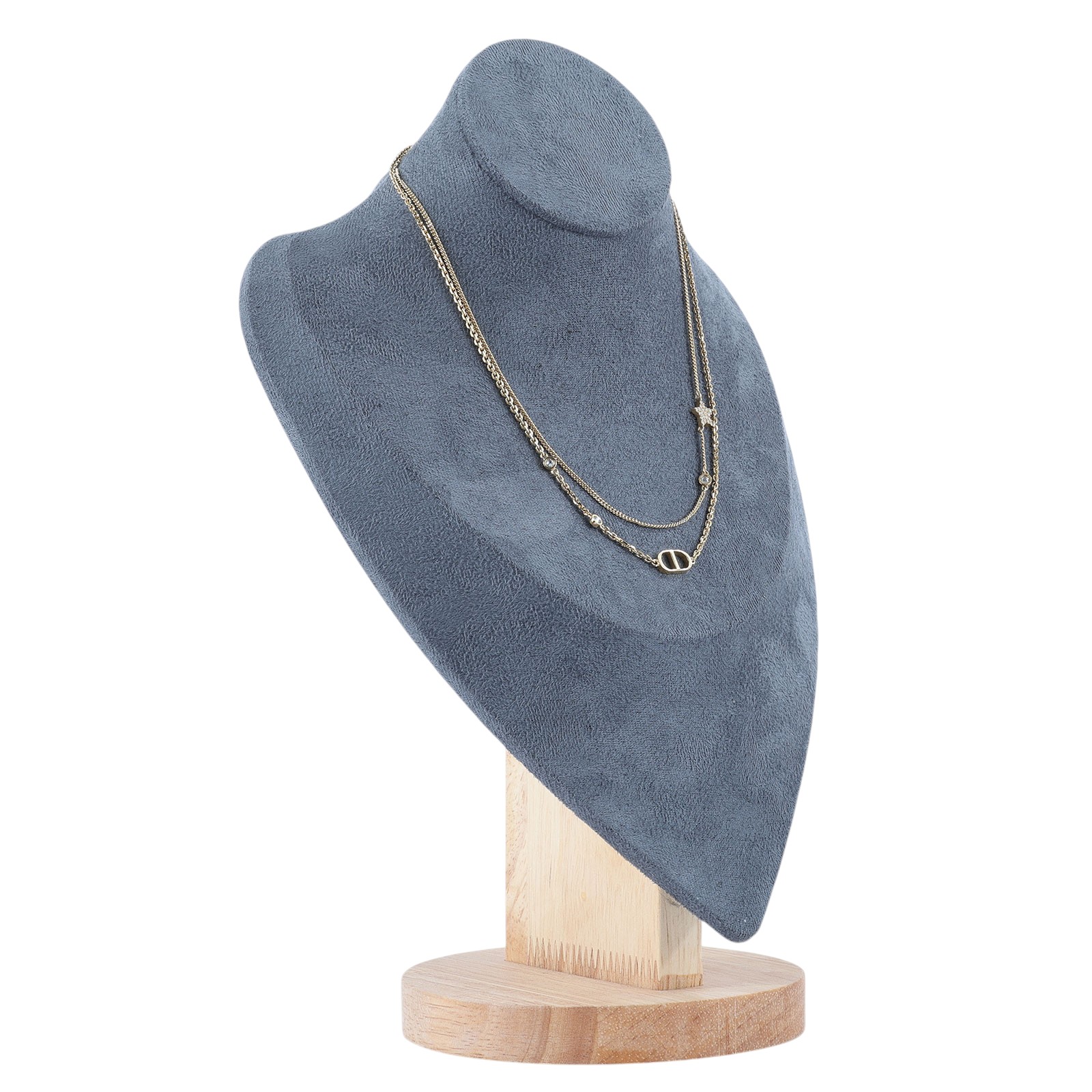 迪奧 CHRISTIAN DIOR Petit CD 雙項鍊 N1155PMTCY 金色雙鏈水鑽星星項鍊 原廠盒子/防塵袋