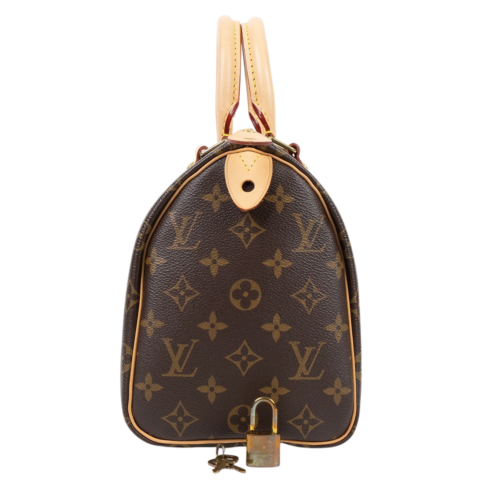 路易威登 LOUIS VUITTON Speedy 25 波士頓包 經典帆布 M41109 晶片款  原廠盒子/防塵袋2/鎖組/購買證明/發票