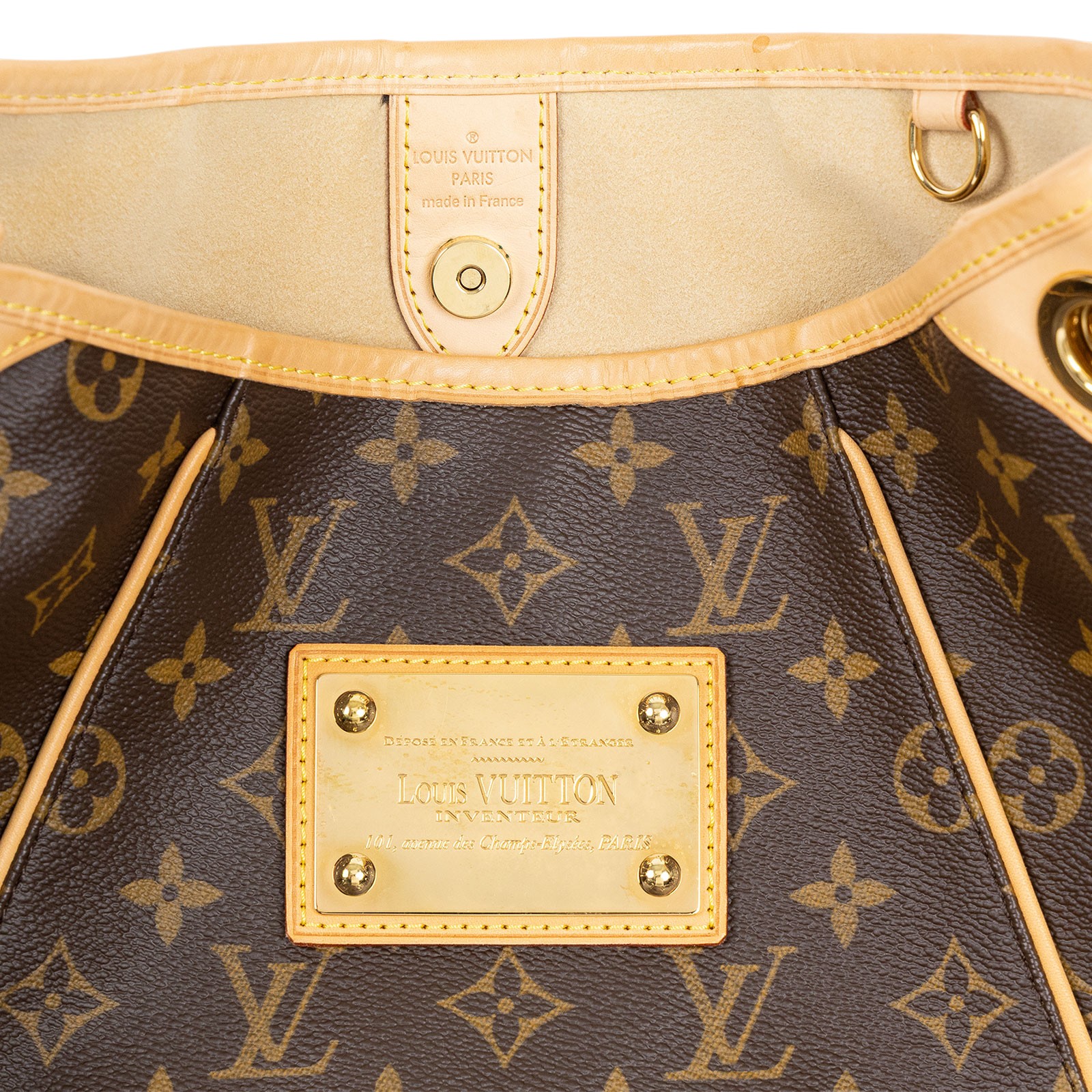 路易威登 LOUIS VUITTON Gallera PM 肩背包 M56382 原花GALLIER肩背包 PM 防塵袋/購買證明
