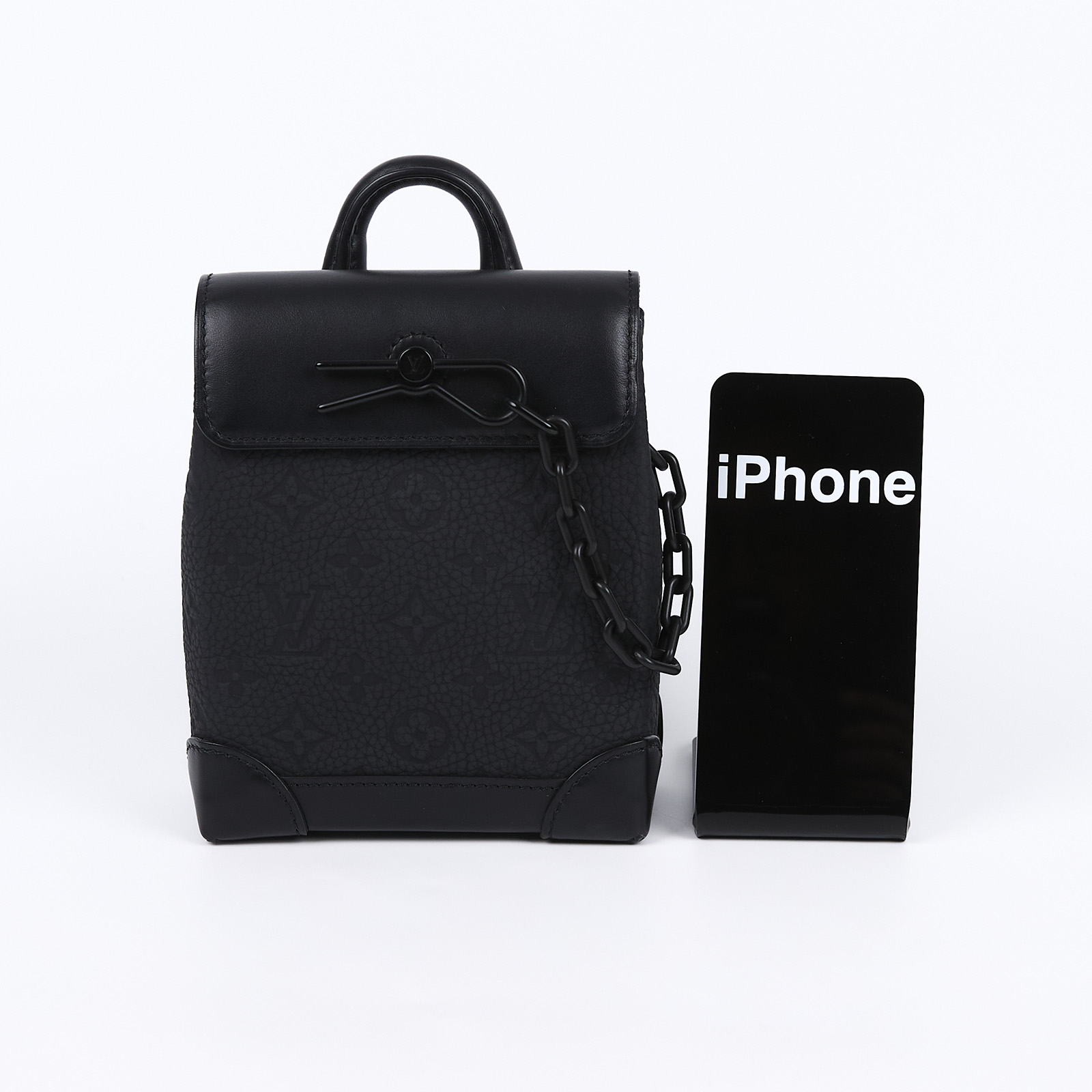 路易威登 LOUIS VUITTON Nano Steamer 肩背包 錢包 郵差包 盒子包 M82772 晶片款  原廠盒子/防塵袋/背帶/購買證明/發票