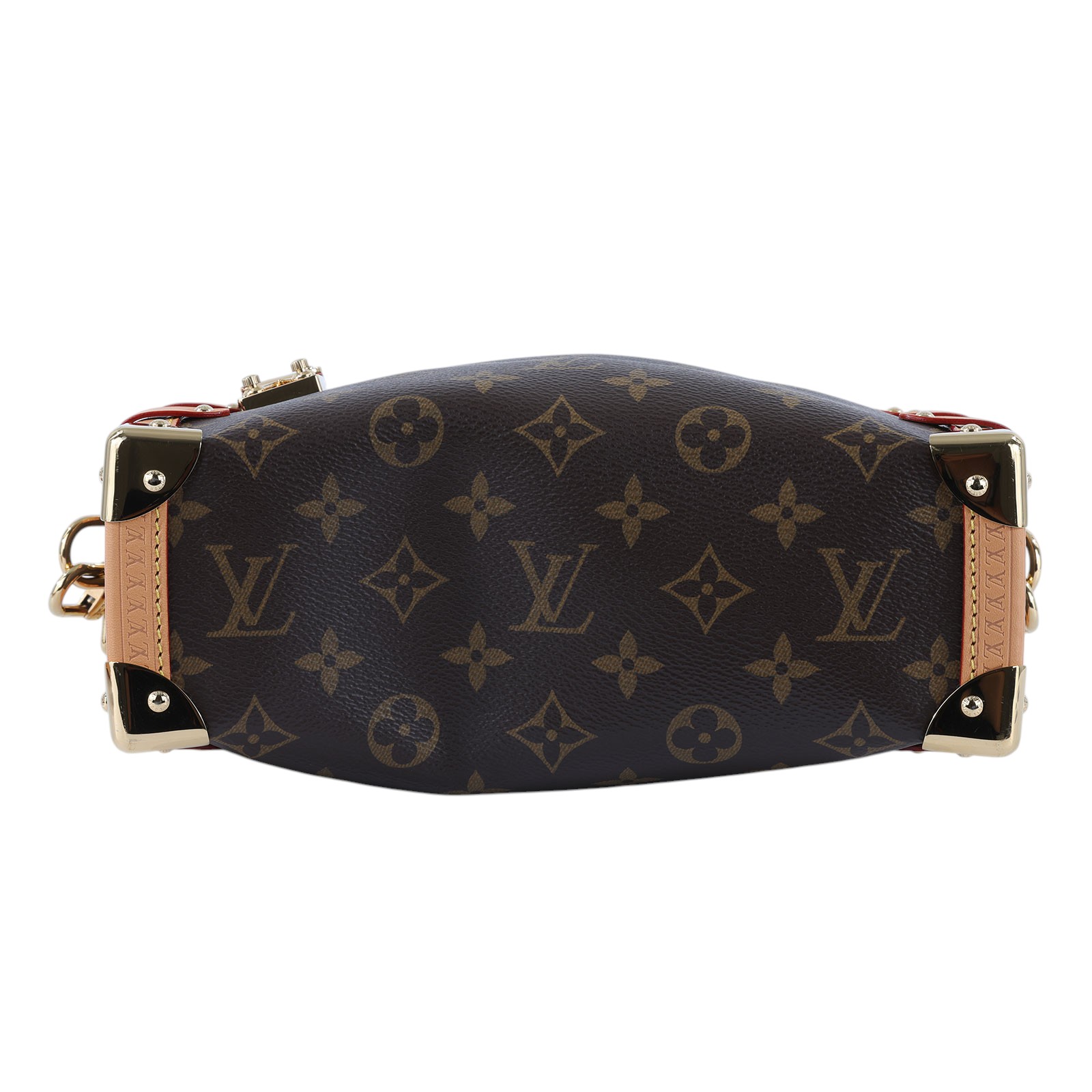 路易威登 LOUIS VUITTON Side Trunk MM 老花 手提 肩背 箱包 M46358 晶片款  原廠盒子/防塵袋/背帶2