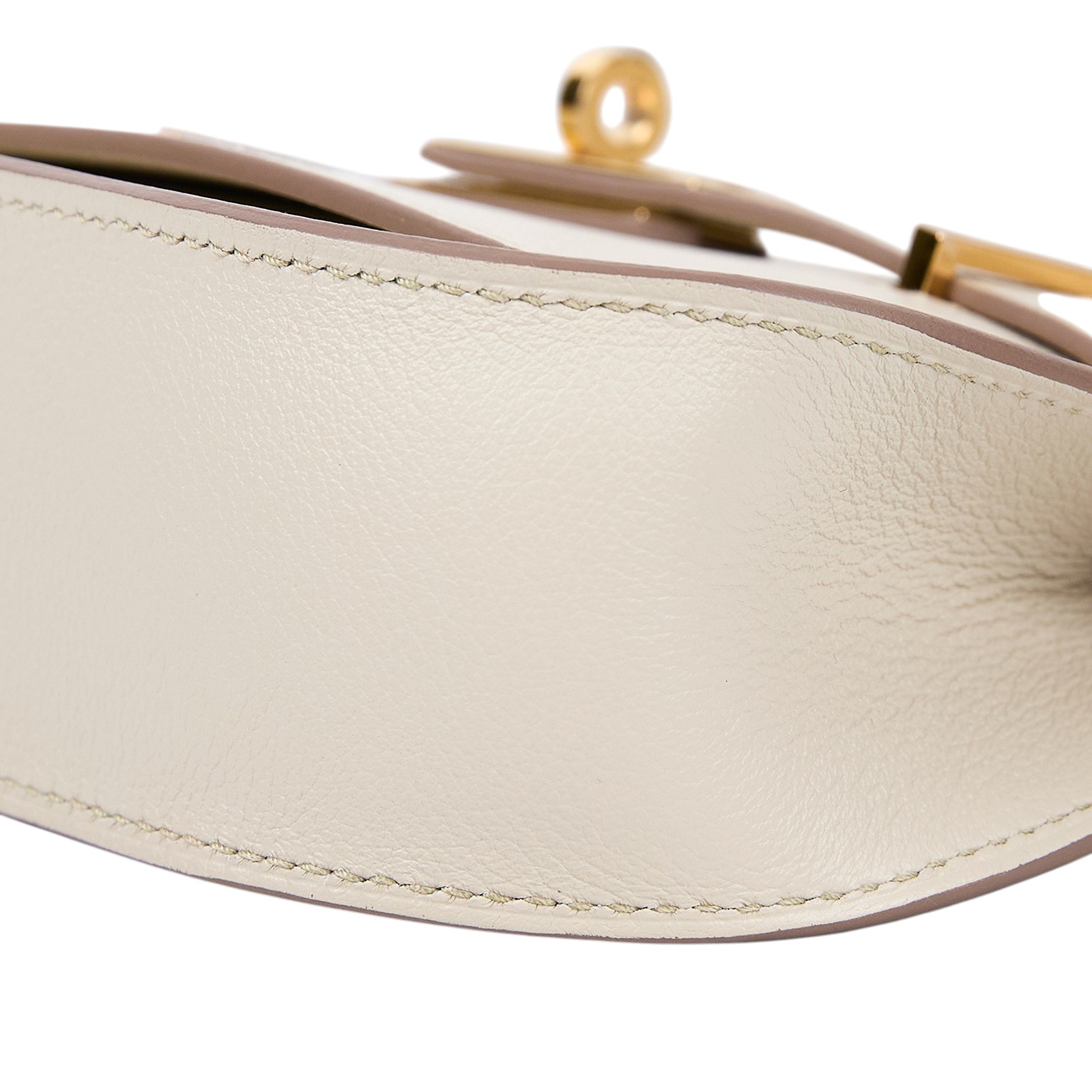 愛馬仕 Hermes Jypsiere 吉普賽包 Mini JYM B IS 107 HG B刻奶油白MINI JYPSIERE 原廠盒子/防塵袋/發票