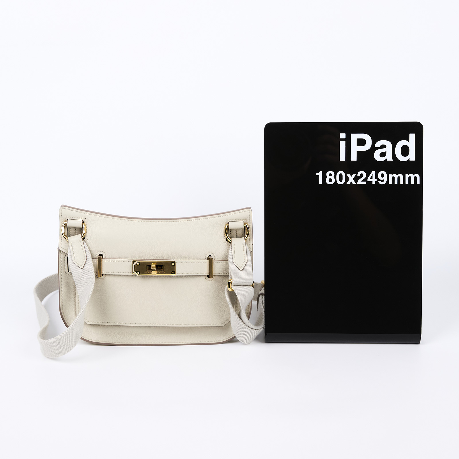 愛馬仕 Hermes Jypsiere 吉普賽包 Mini JYM B IS 107 HG B刻奶油白MINI JYPSIERE 原廠盒子/防塵袋/發票