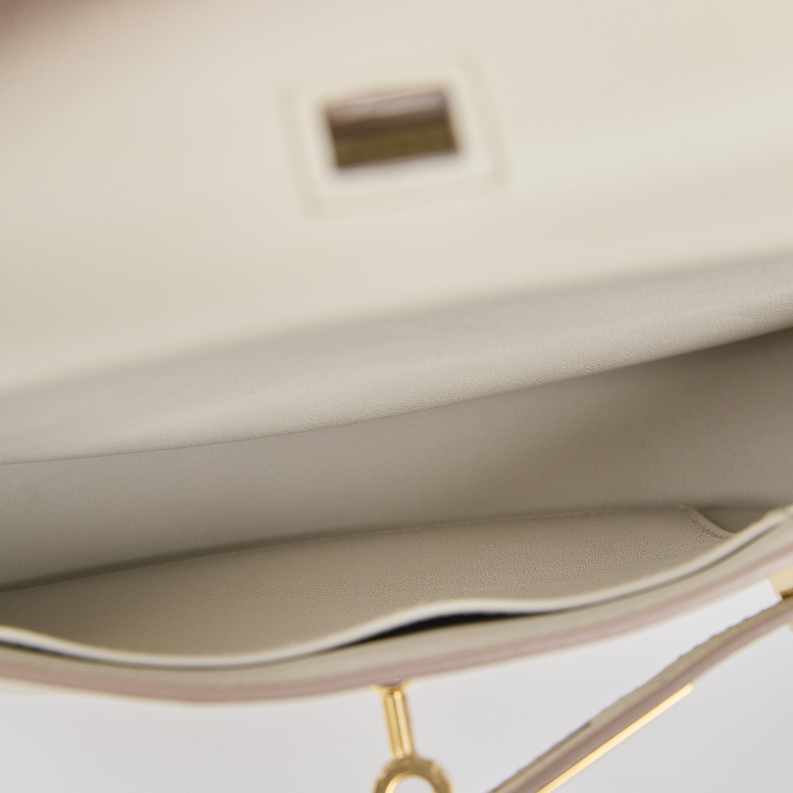 愛馬仕 Hermes Jypsiere 吉普賽包 Mini JYM B IS 107 HG B刻奶油白MINI JYPSIERE 原廠盒子/防塵袋/發票