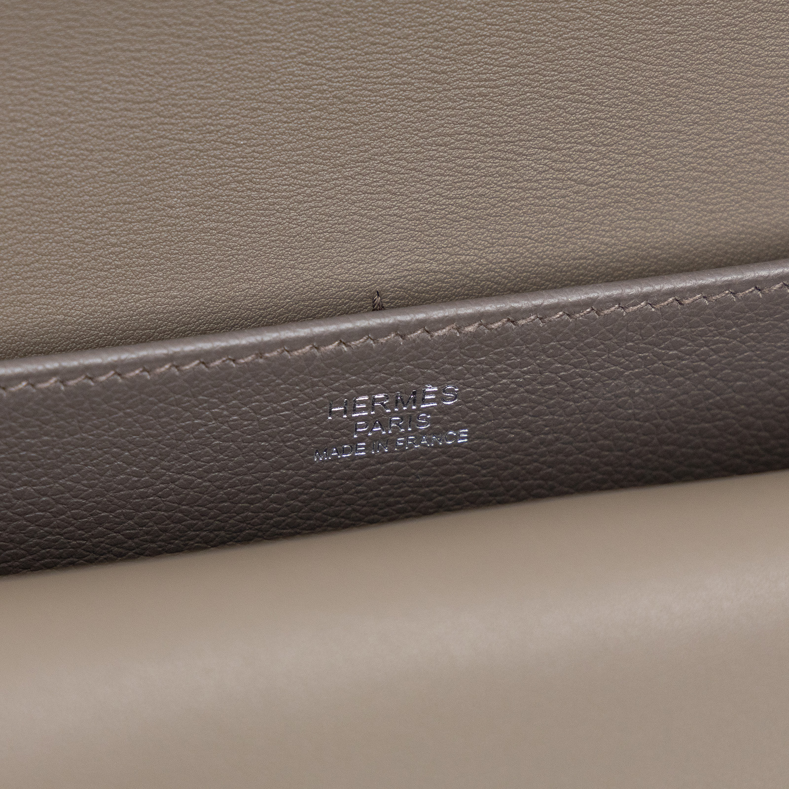 愛馬仕 Hermes Halzan 25 手拿 手提 肩背 斜背包 銀色五金 錫器灰 H082028CK8F Z BT 008 TD  原廠盒子/防塵袋/購買證明