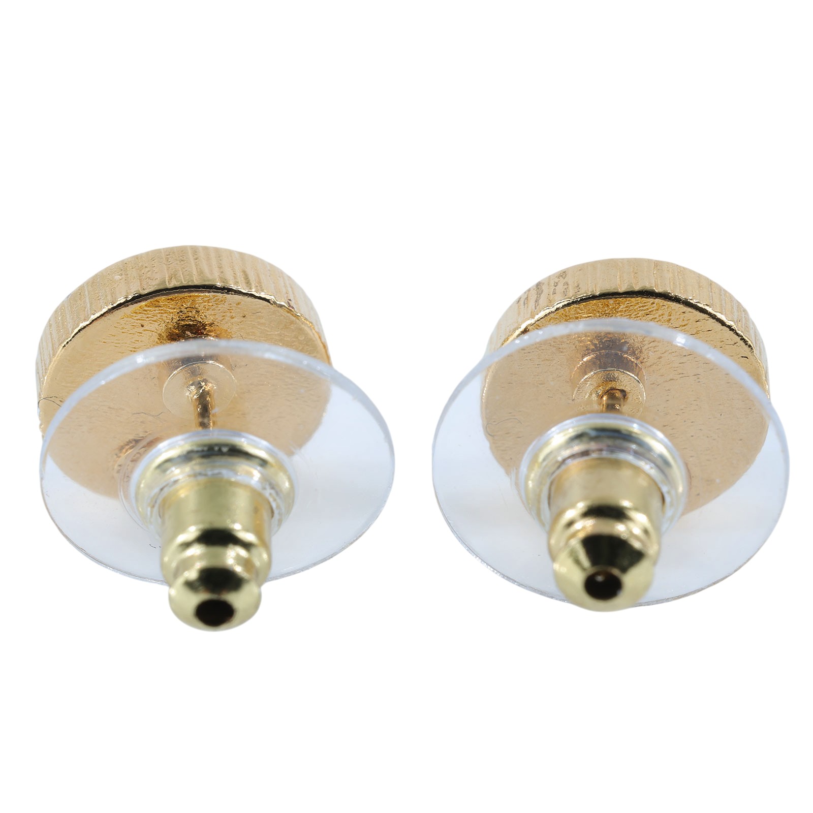 香奈兒 CHANEL 耳釘 ABC830/F24C 黑金圓鈕扣耳環 原廠盒子/防塵袋/購買證明影本