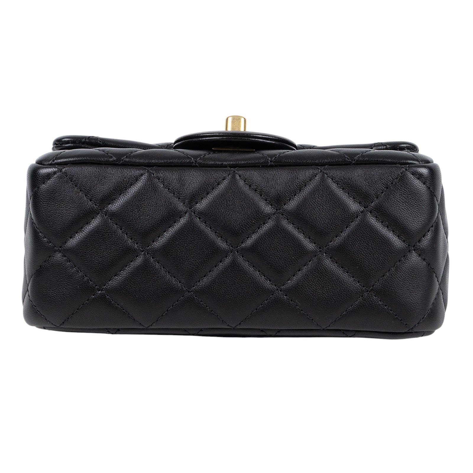 香奈兒 CHANEL CC logo 金球 方胖 肩背 斜背 口蓋包 AS1786 B02916 黑金羊金球方胖 原廠盒子/防塵袋/保證卡/購買證明影本