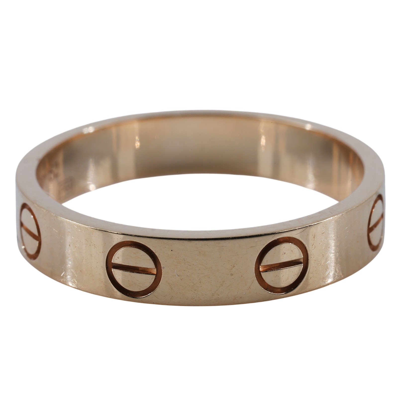 卡地亞 CARTIER Love 戒指 小型款 B4085252 18KRG LOVE戒指#52 原廠盒子2/保證卡/購買證明影本