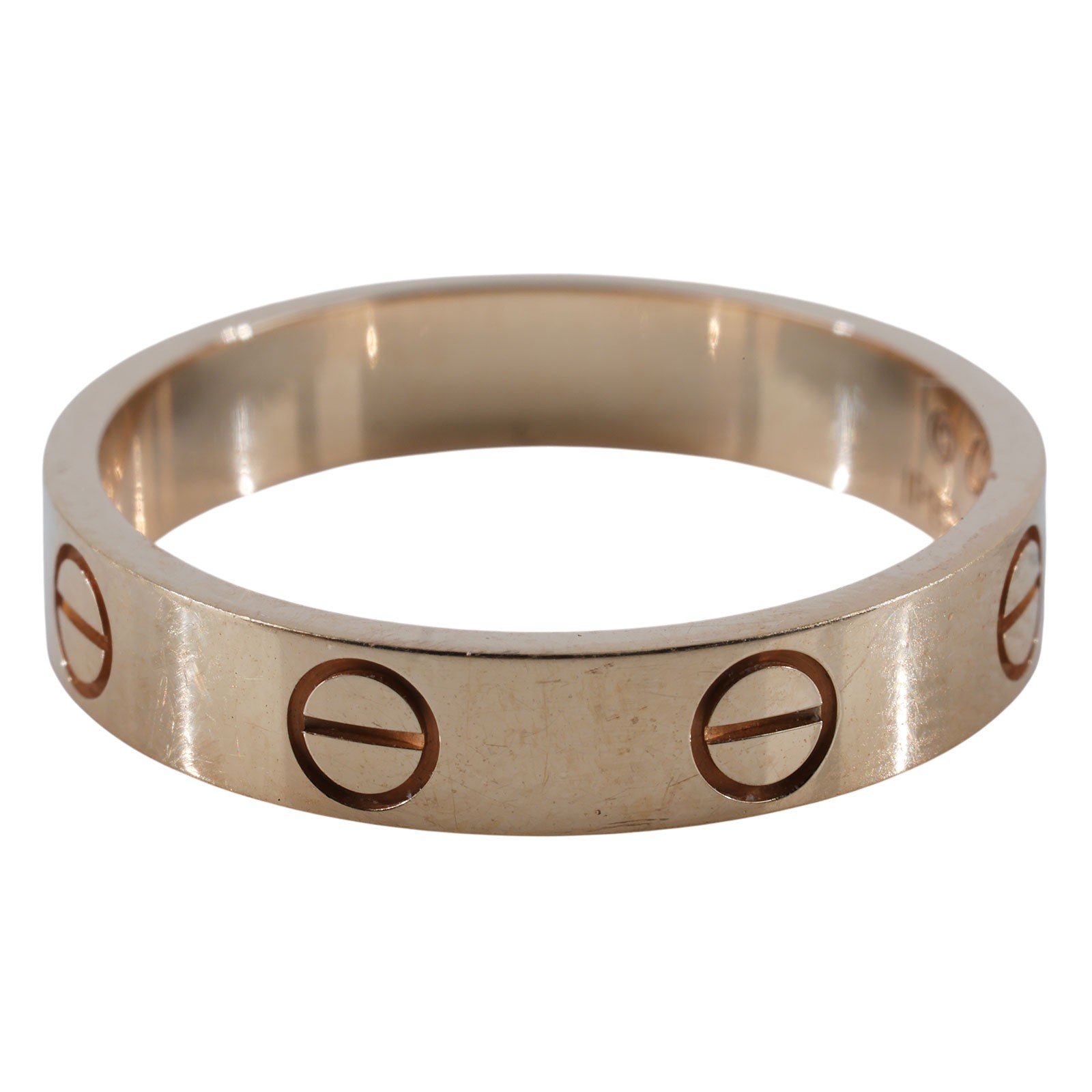 卡地亞 CARTIER Love 戒指 小型款 B4085252 18KRG LOVE戒指#52 原廠盒子2/保證卡/購買證明影本