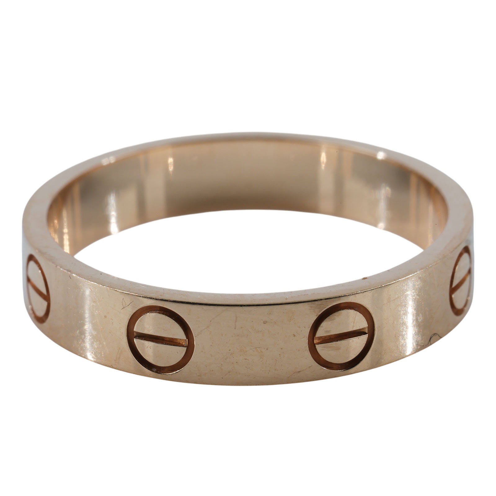 卡地亞 CARTIER Love 戒指 小型款 B4085252 18KRG LOVE戒指#52 原廠盒子2/保證卡/購買證明影本