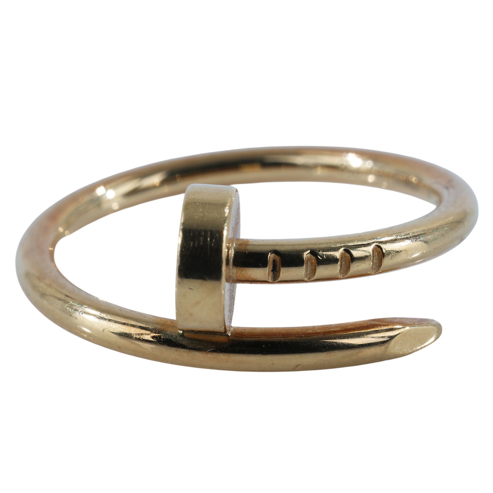 卡地亞 CARTIER Juste un Clou 戒指 小型款 B4225949 18KYG 釘子戒指 #49 原廠盒子2/保證卡/購買證明影本