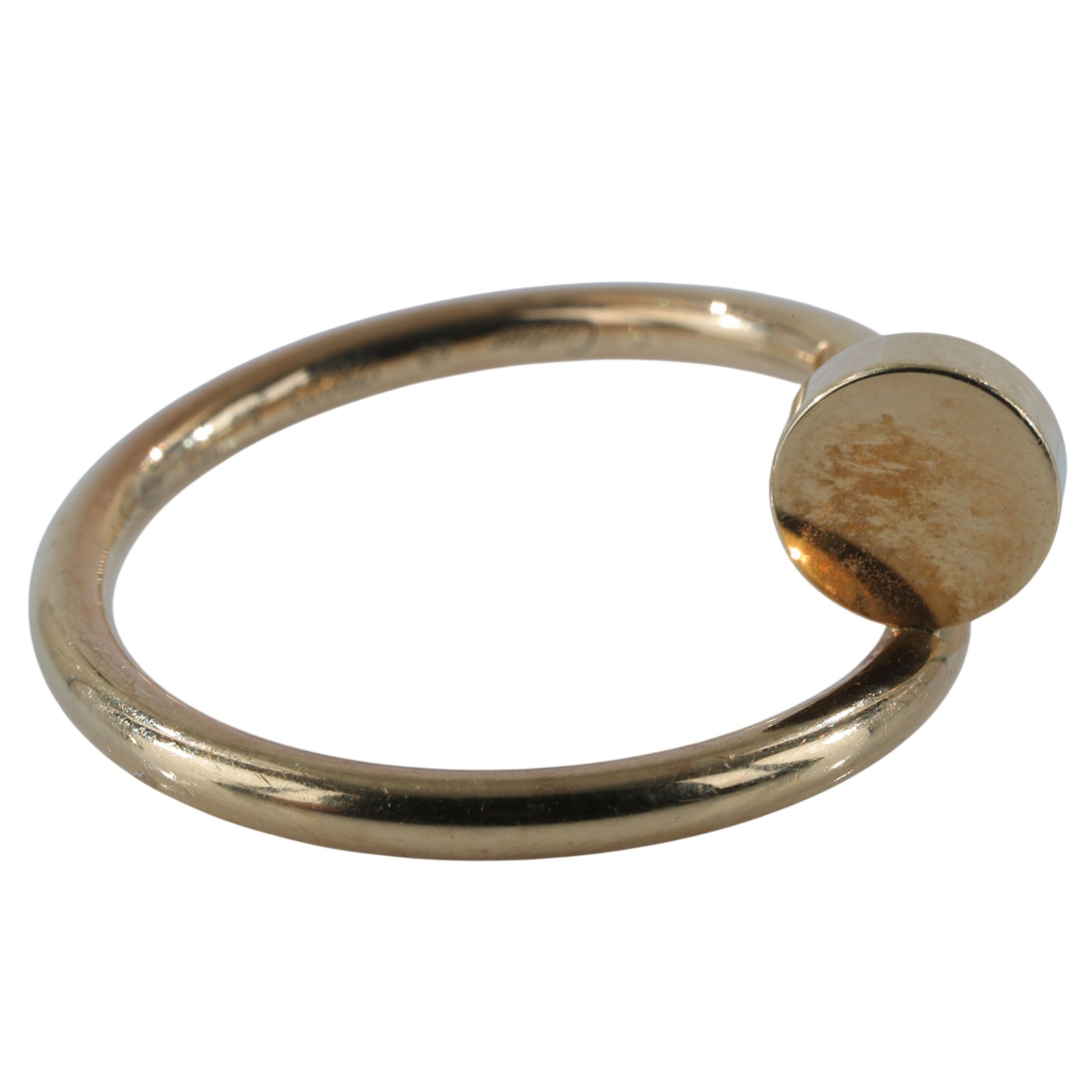 卡地亞 CARTIER Juste un Clou 戒指 小型款 B4225949 18KYG 釘子戒指 #49 原廠盒子2/保證卡/購買證明影本