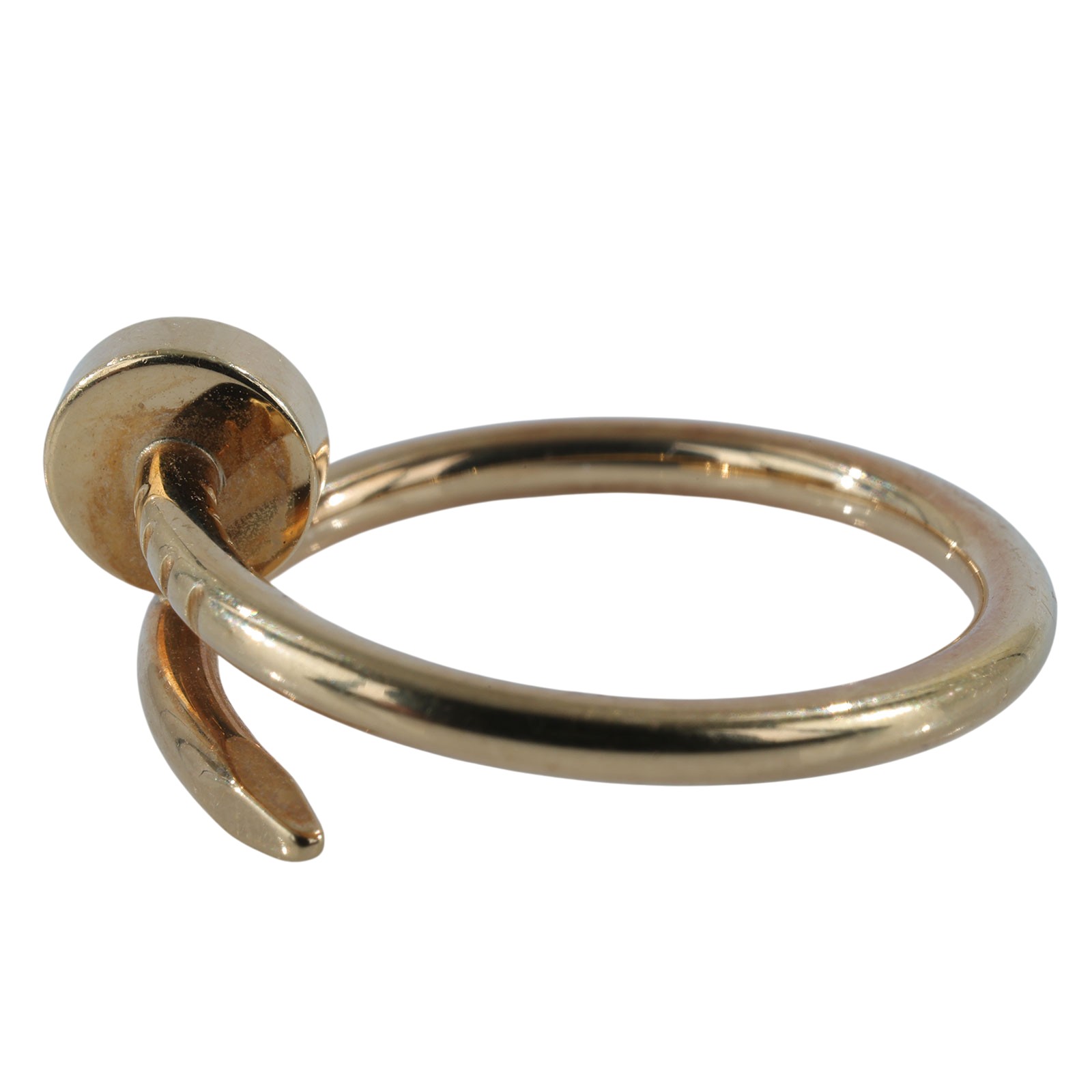 卡地亞 CARTIER Juste un Clou 戒指 小型款 B4225949 18KYG 釘子戒指 #49 原廠盒子2/保證卡/購買證明影本