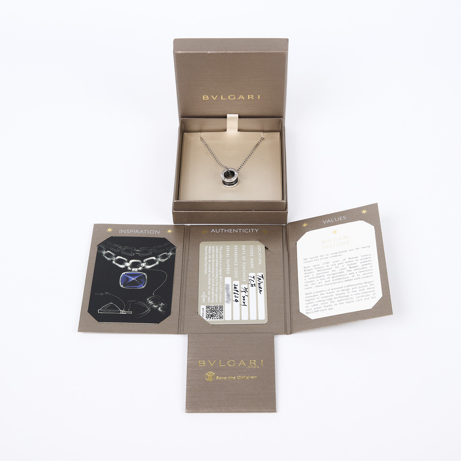 寶格麗 BVLGARI B.zero1 Save the Children 項鏈 349634  原廠盒子/保證卡