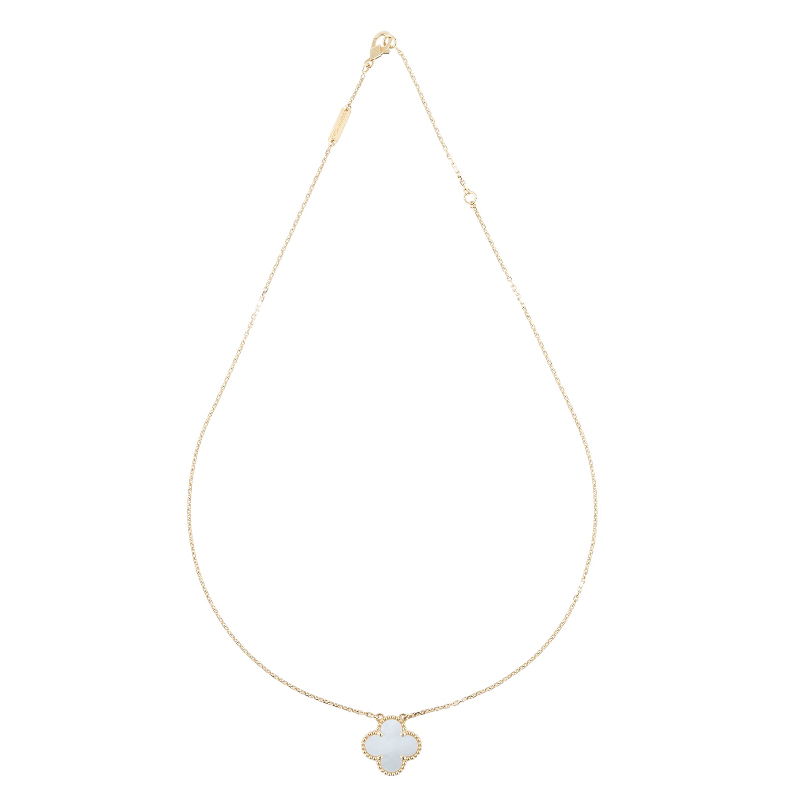 梵克雅寶 Van Cleef & Arpels Vintage Alhambra 吊墜 小型 vcara45900  原廠盒子.防塵袋/保證卡/購買證明