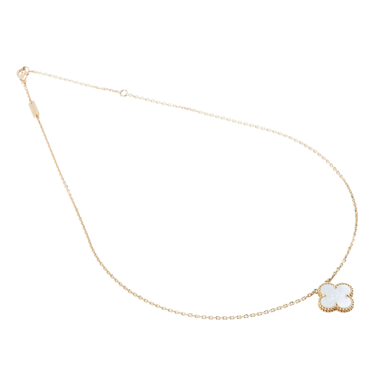 梵克雅寶 Van Cleef & Arpels Vintage Alhambra 吊墜 小型 vcara45900  原廠盒子.防塵袋/保證卡/購買證明