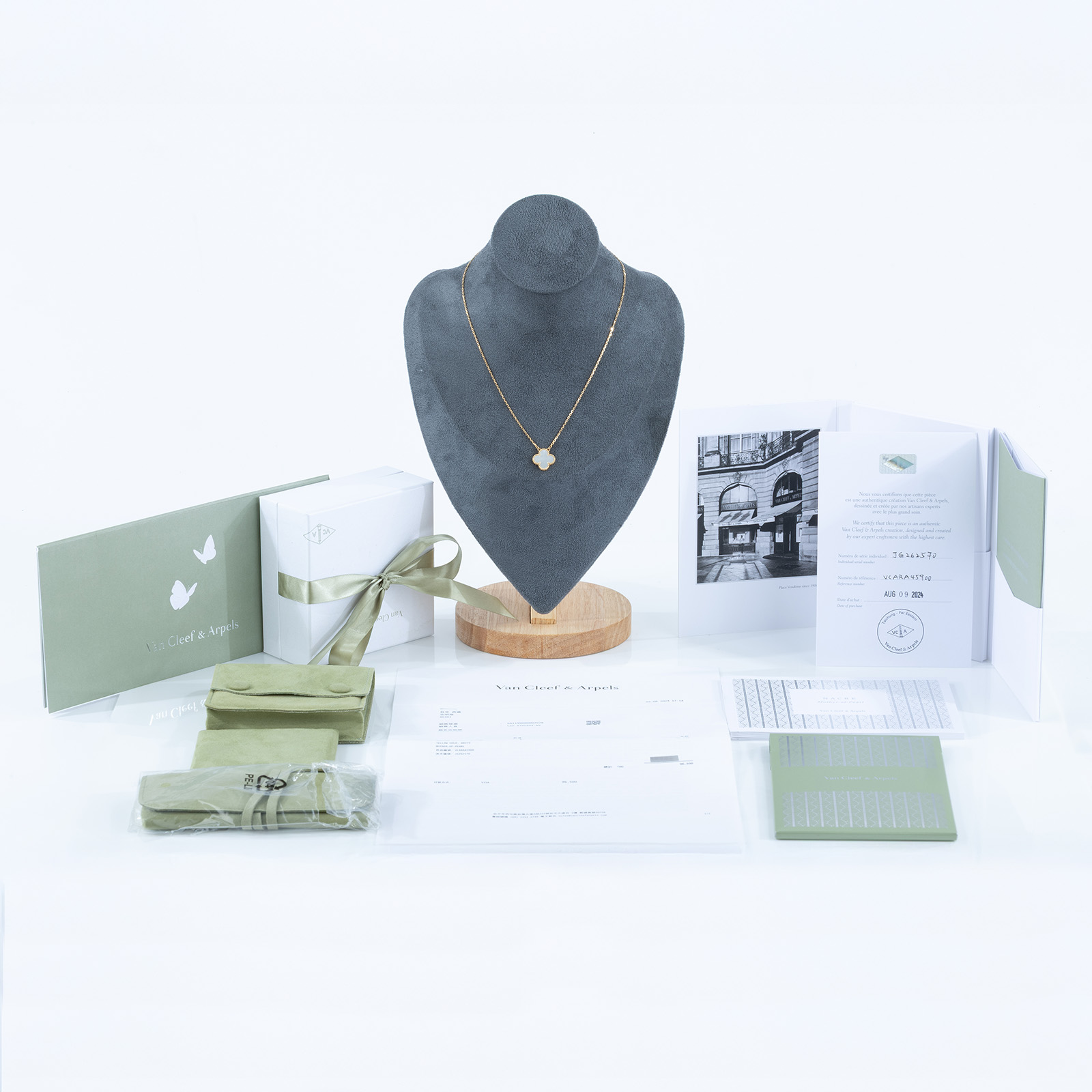 梵克雅寶 Van Cleef & Arpels Vintage Alhambra 吊墜 小型 vcara45900  原廠盒子.防塵袋/保證卡/購買證明