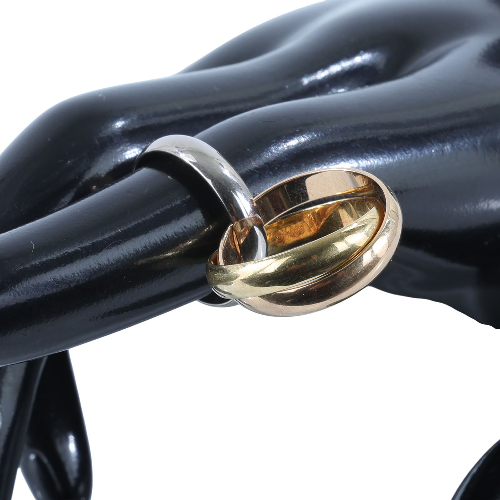 卡地亞 CARTIER Trinity 戒指 B4052748 TRINITY三環戒#48 原廠盒子2/保證卡/購買證明影本