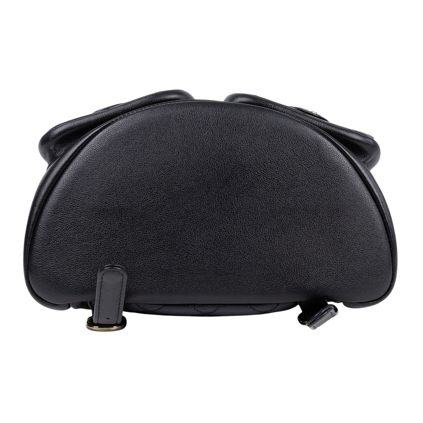 香奈兒 CHANEL Duma Mini 菱格紋 迷你 後背包 AS3787 晶片款 黑金牛DUMA 雙口袋後背包 無附屬品