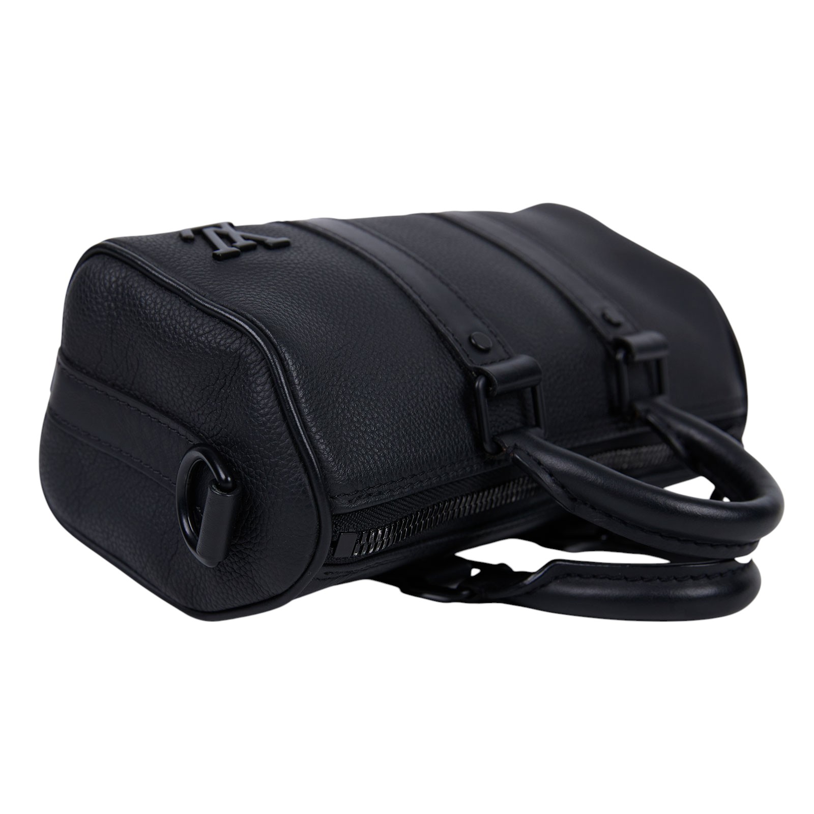 路易威登 LOUIS VUITTON Keepall XS號 手提 斜背 肩背包 黑色 M80950 晶片款 黑原花壓紋KEEPALL XS 背帶