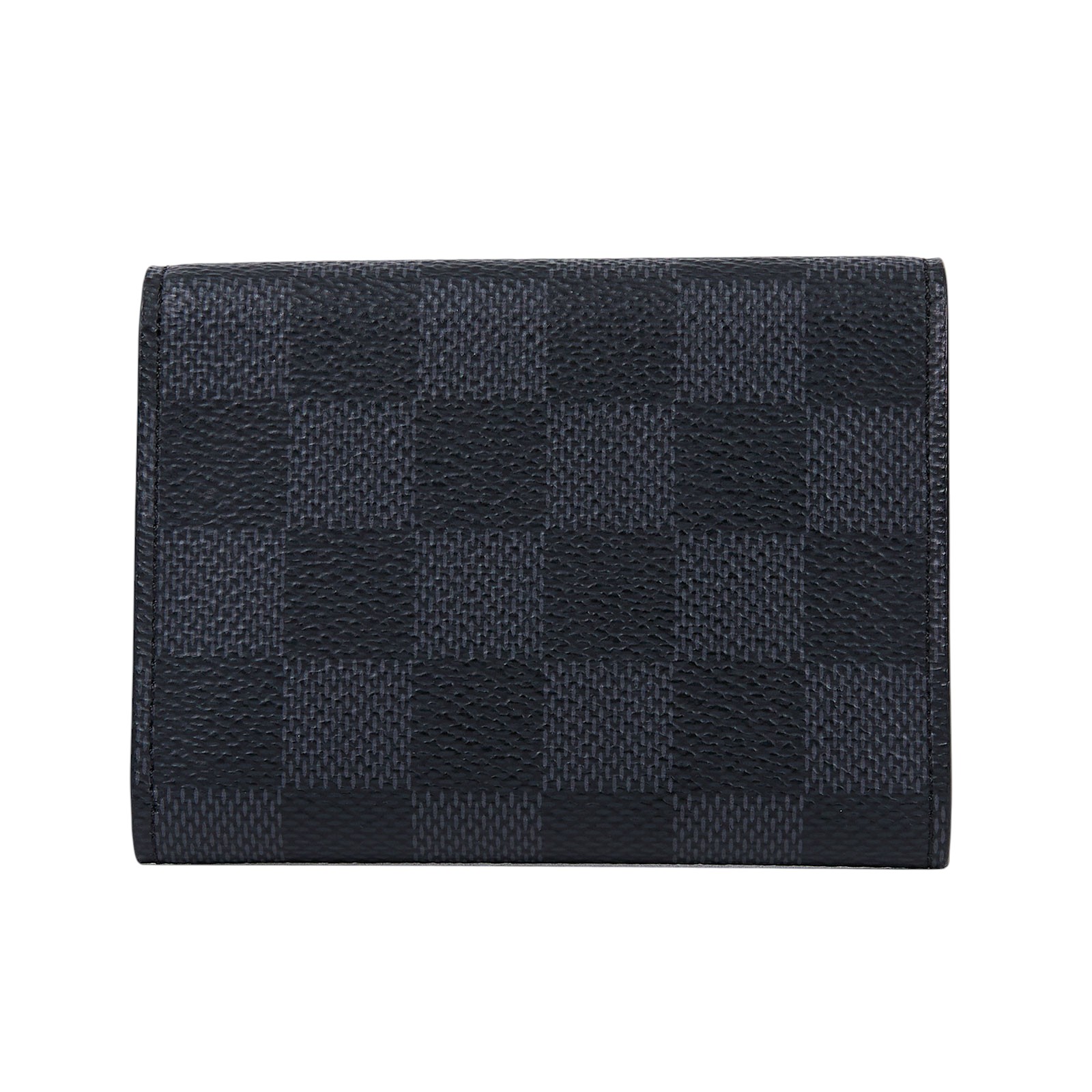 路易威登 LOUIS VUITTON Enveloppe Carte De Visite 卡片套 N63338 晶片款 黑棋盤格卡夾 原廠盒子/防塵袋/購買證明