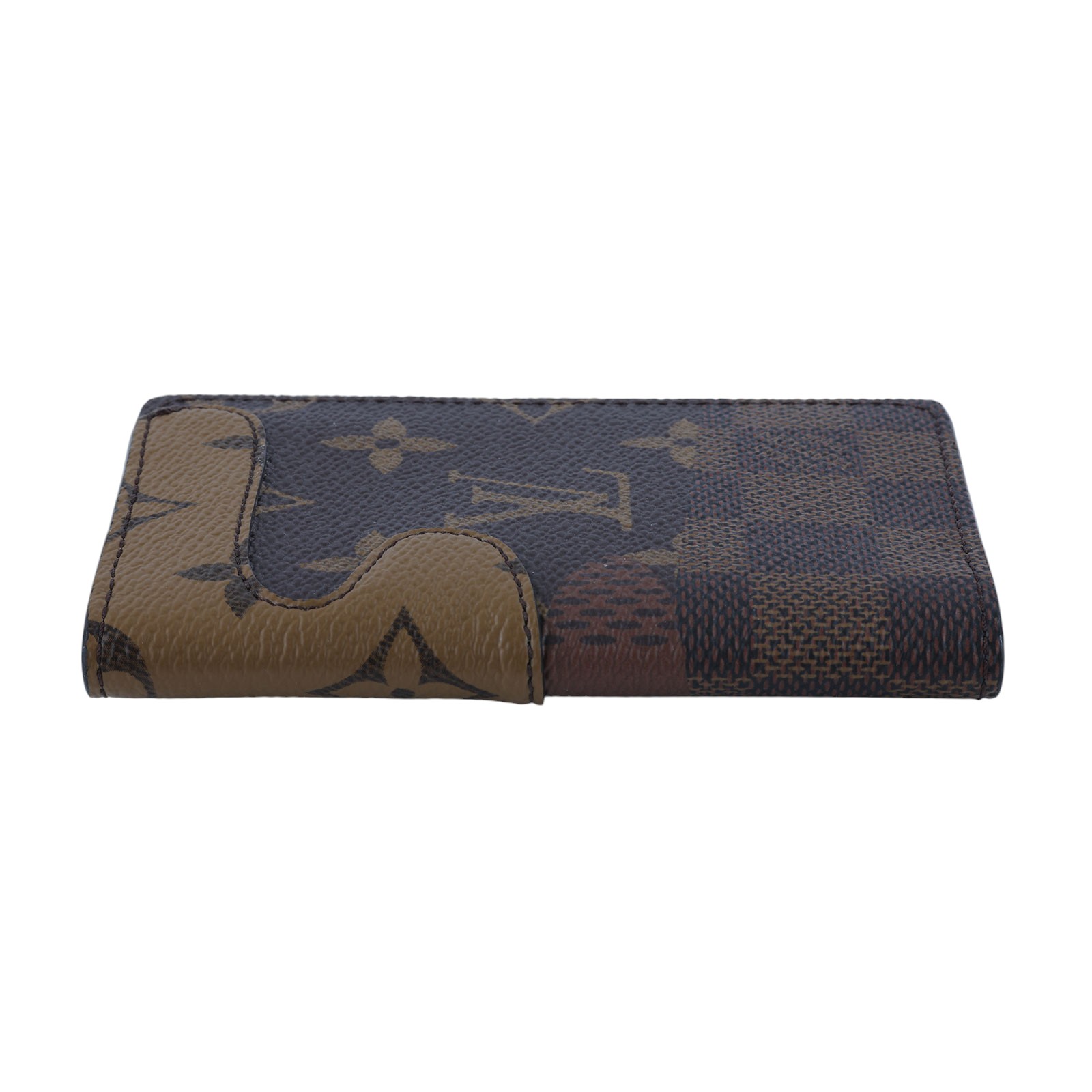 路易威登 LOUIS VUITTON 袋裝萬用錢包 Landscape M26010 晶片款 棕拼原花NIGO聯名卡夾 原廠盒子/防塵袋/購買證明